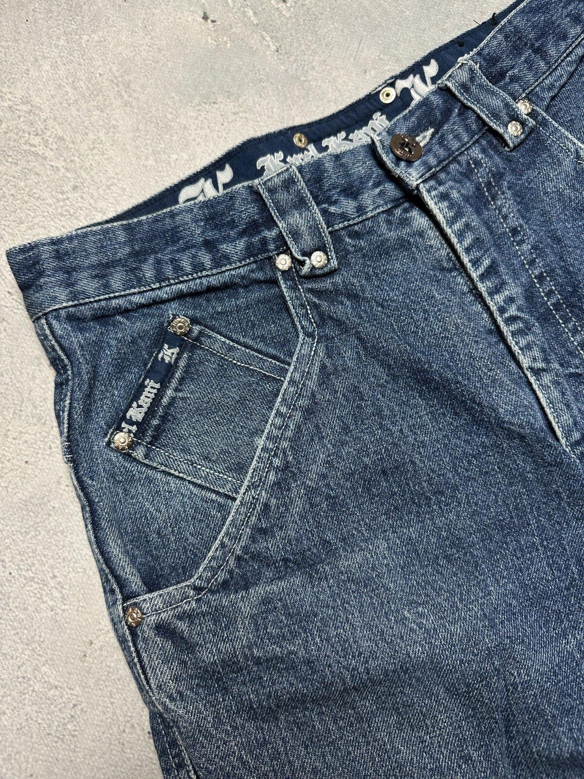 Rare Design Karl Kani Vintage 90s Rap Archive Jeans Wide Pants y2k Baggy 1900s
