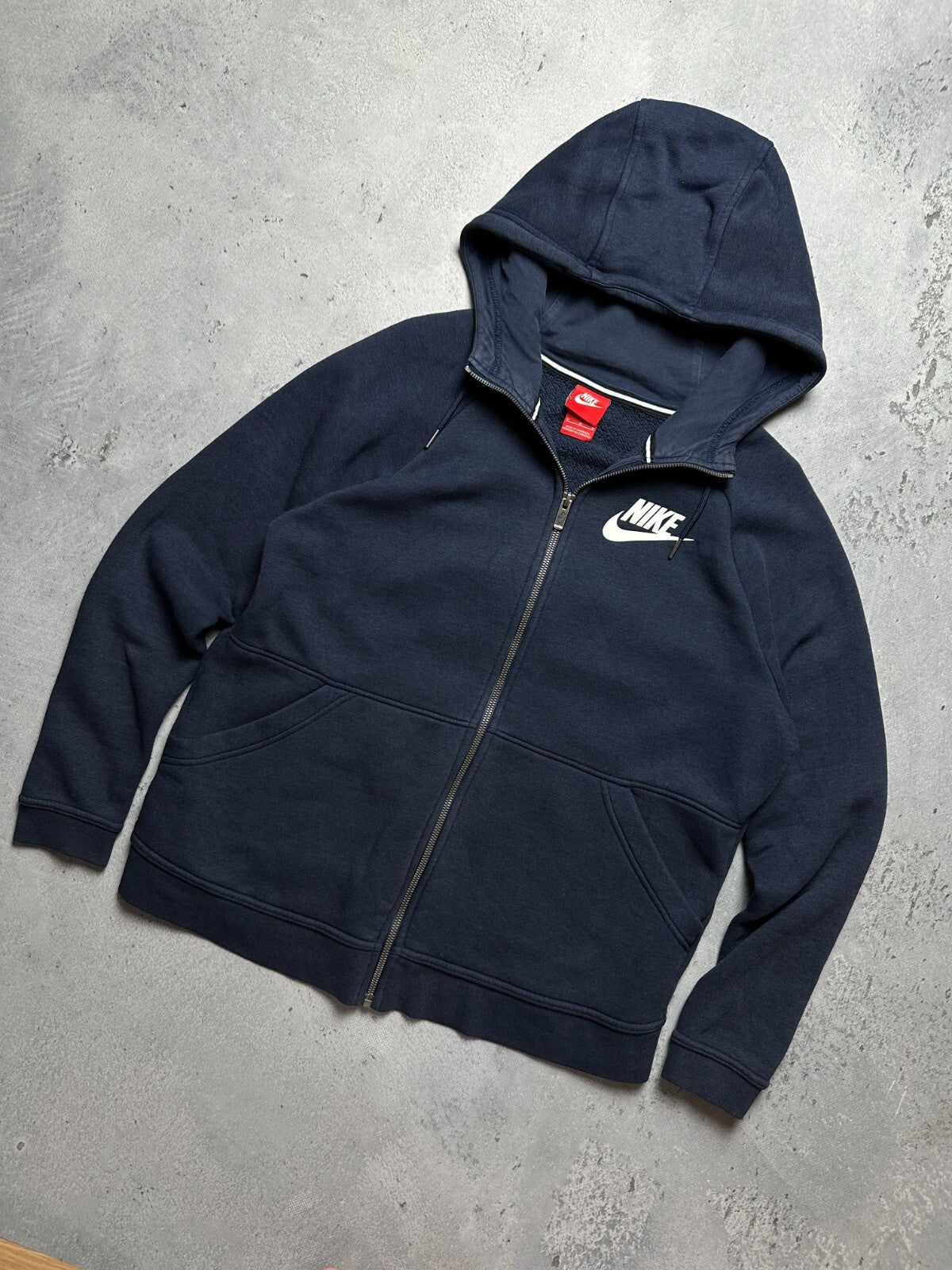Hoodie Nike Zipper Vintage center logo Zip-Up swoosh hype