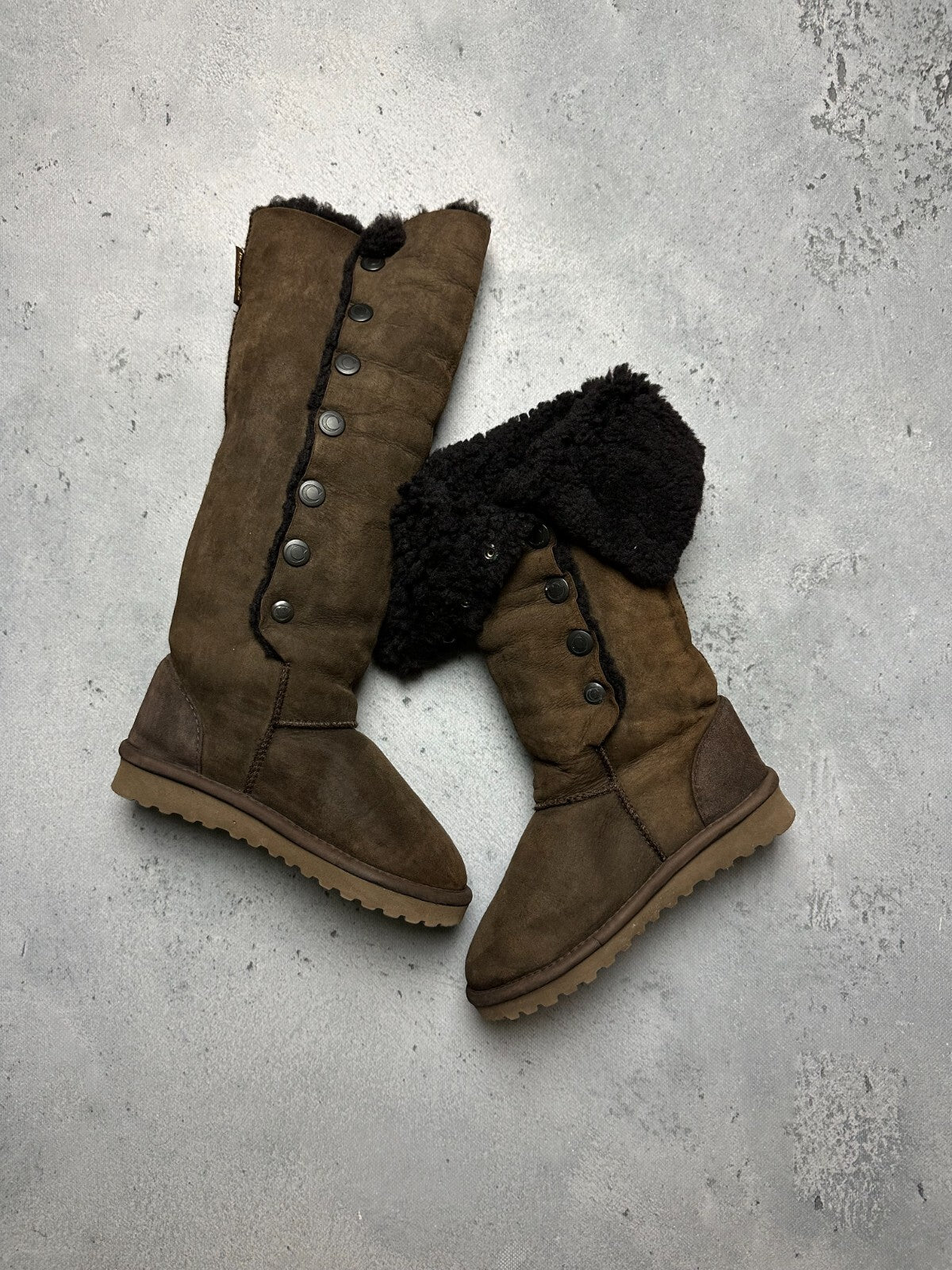 Celtic & Co Popper Sheepskin Boots - Knee Height Lux