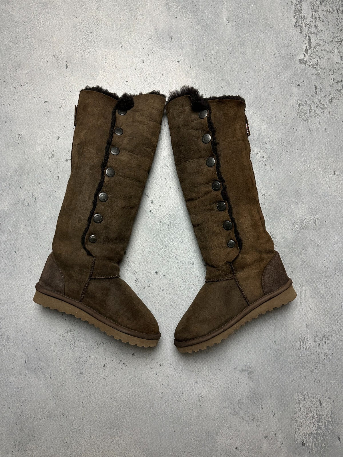 Celtic & Co Popper Sheepskin Boots - Knee Height Lux