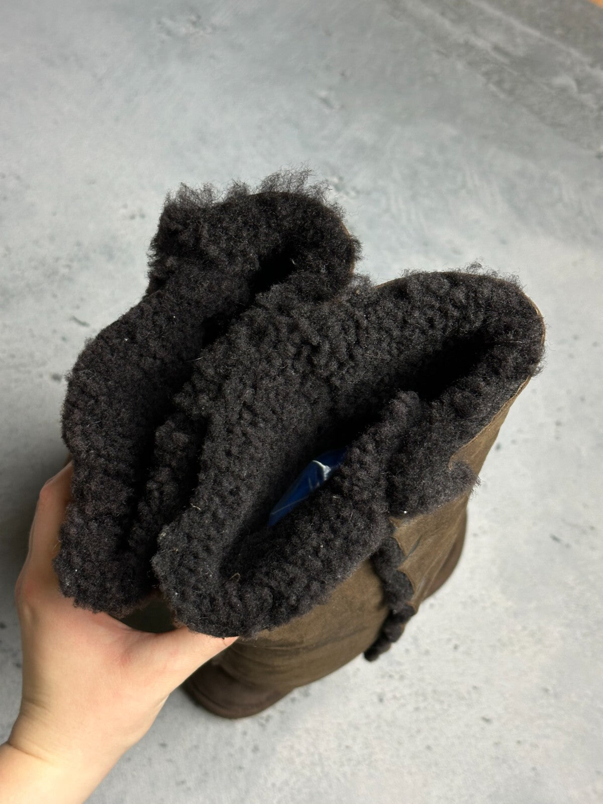 Celtic & Co Popper Sheepskin Boots - Knee Height Lux