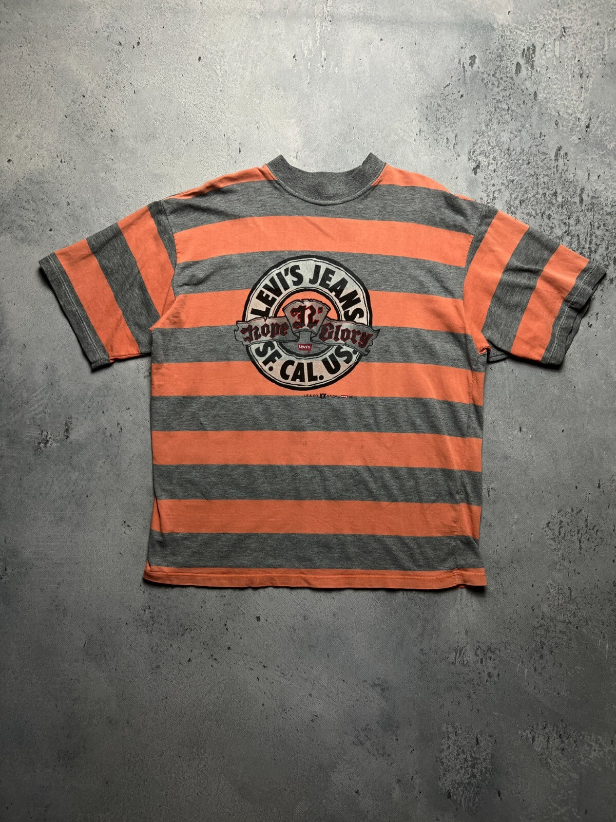 Levi's Jeans SF. CAL. US. Hope N Glory 80s 90s Vintage Tee