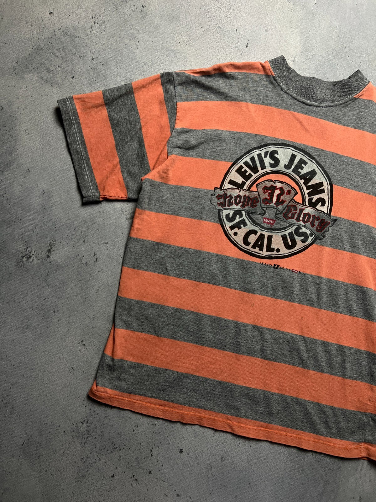 Levi's Jeans SF. CAL. US. Hope N Glory 80s 90s Vintage Tee
