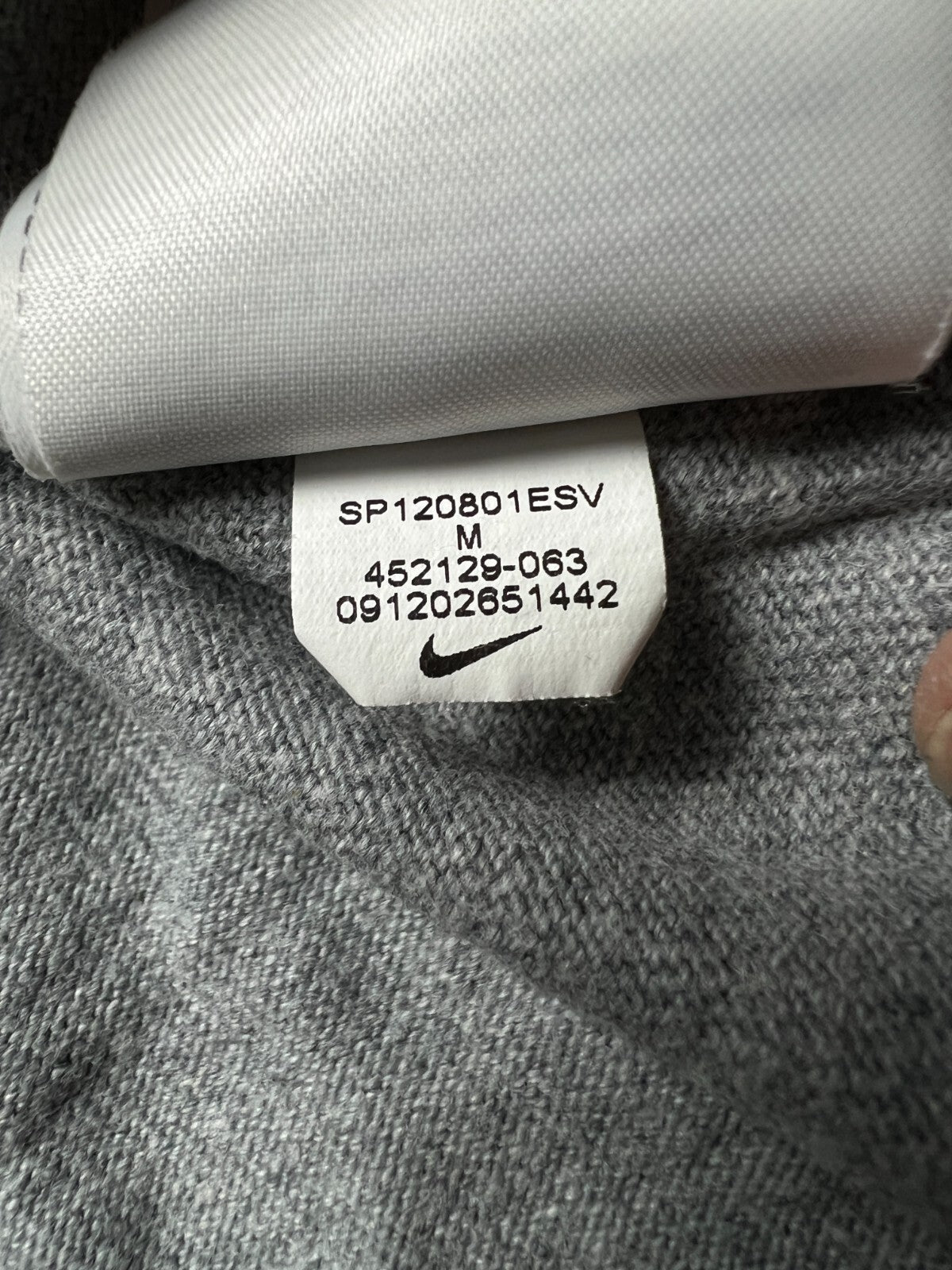 Vintage Nike Half Striped Sweatshirt Logo y2k 80s Longsleeve