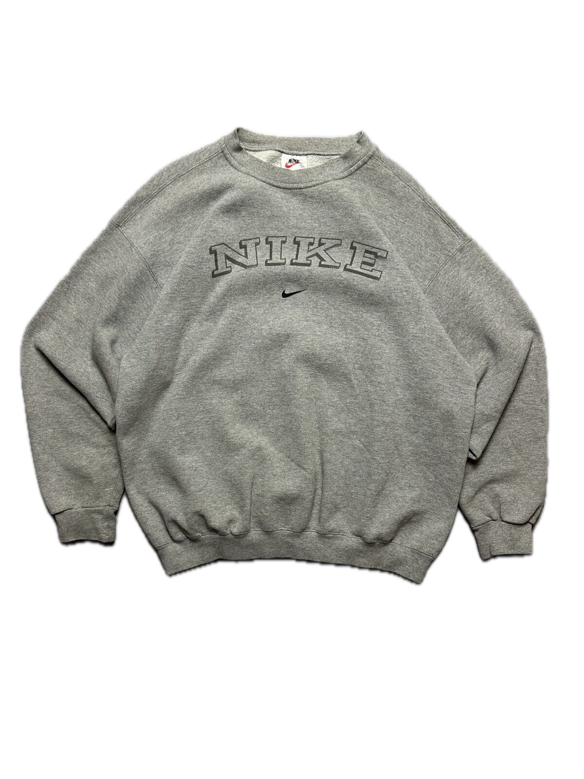 Vintage Crewneck Nike Boxy Center Swoosh logo Made in USA