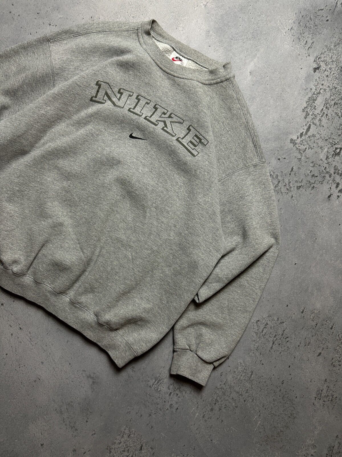 Vintage Crewneck Nike Boxy Center Swoosh logo Made in USA