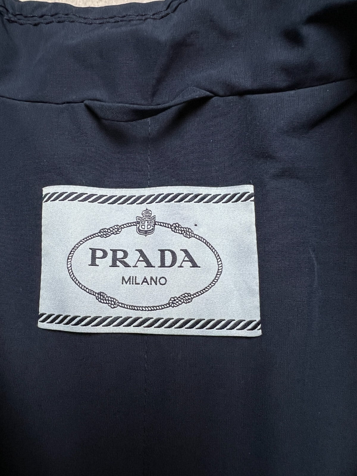 Classic Prada Rain Trench Coat Double-Breasted Rare Blazer