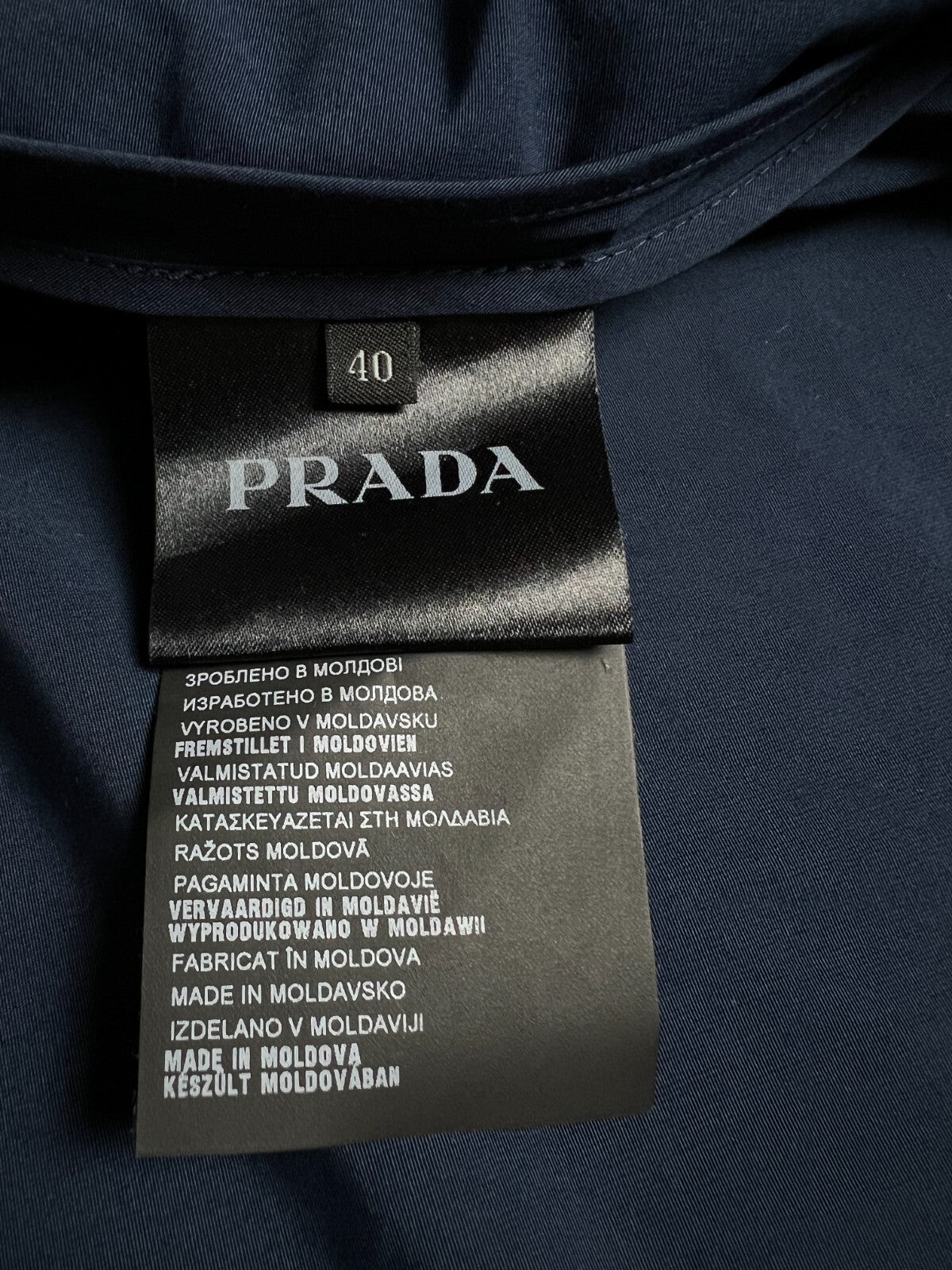Classic Prada Rain Trench Coat Double-Breasted Rare Blazer