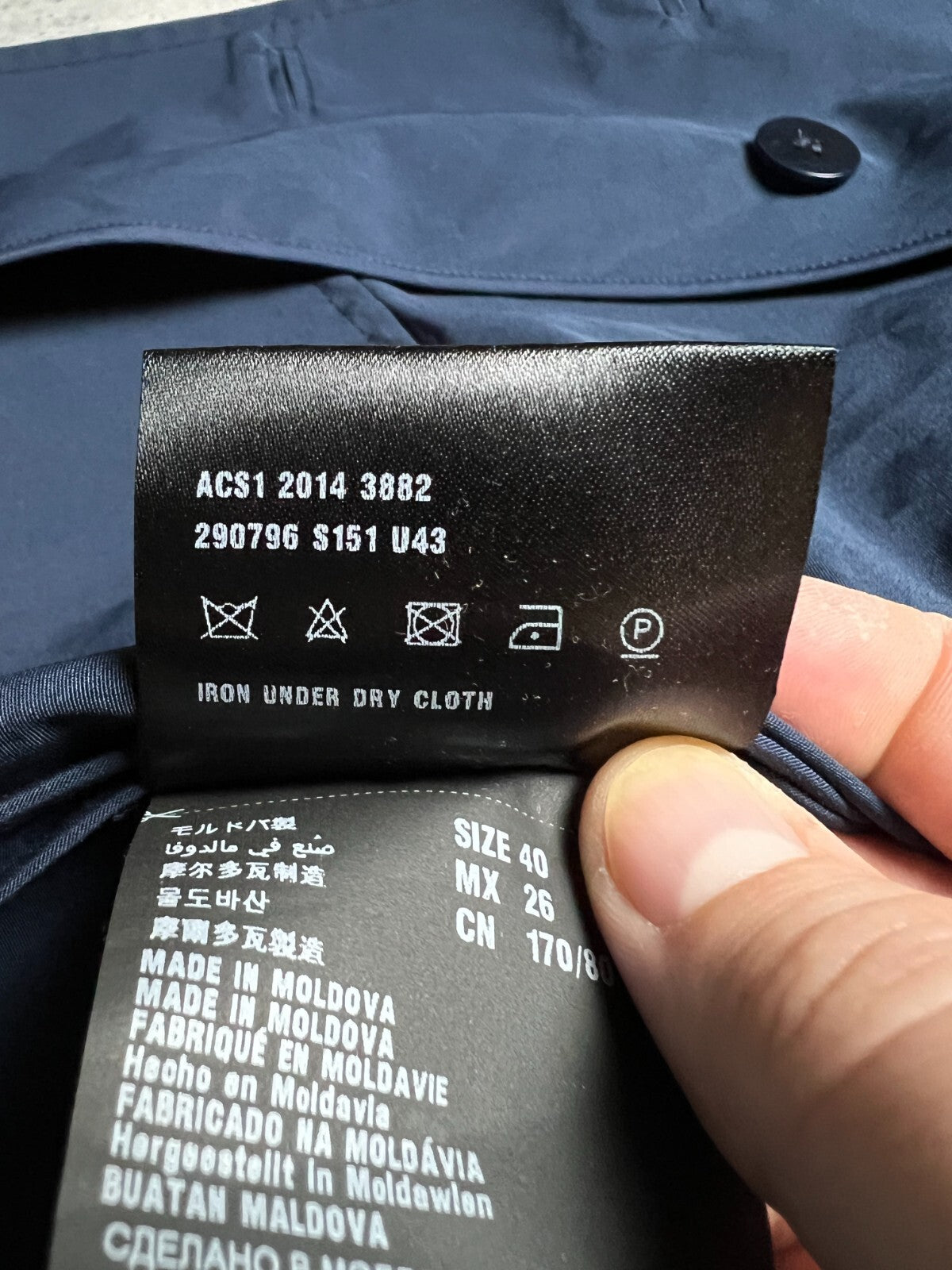 Classic Prada Rain Trench Coat Double-Breasted Rare Blazer