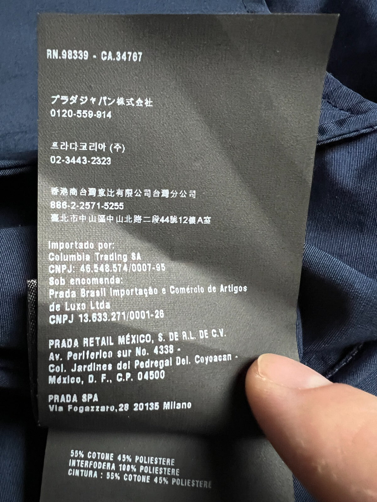 Classic Prada Rain Trench Coat Double-Breasted Rare Blazer