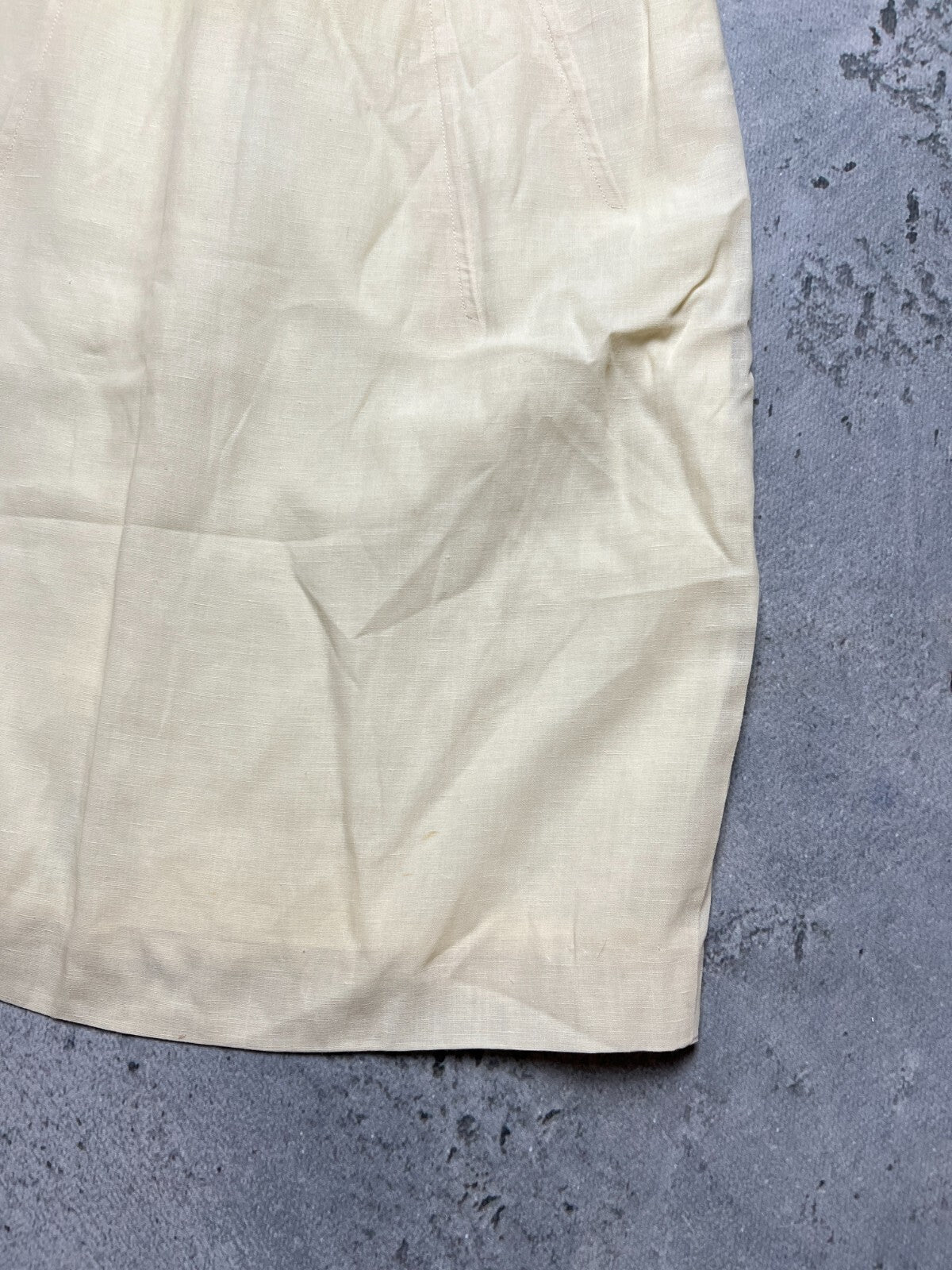 1990s' Jil Sander Rare Item Cream Beige Skirt Vintage Lux