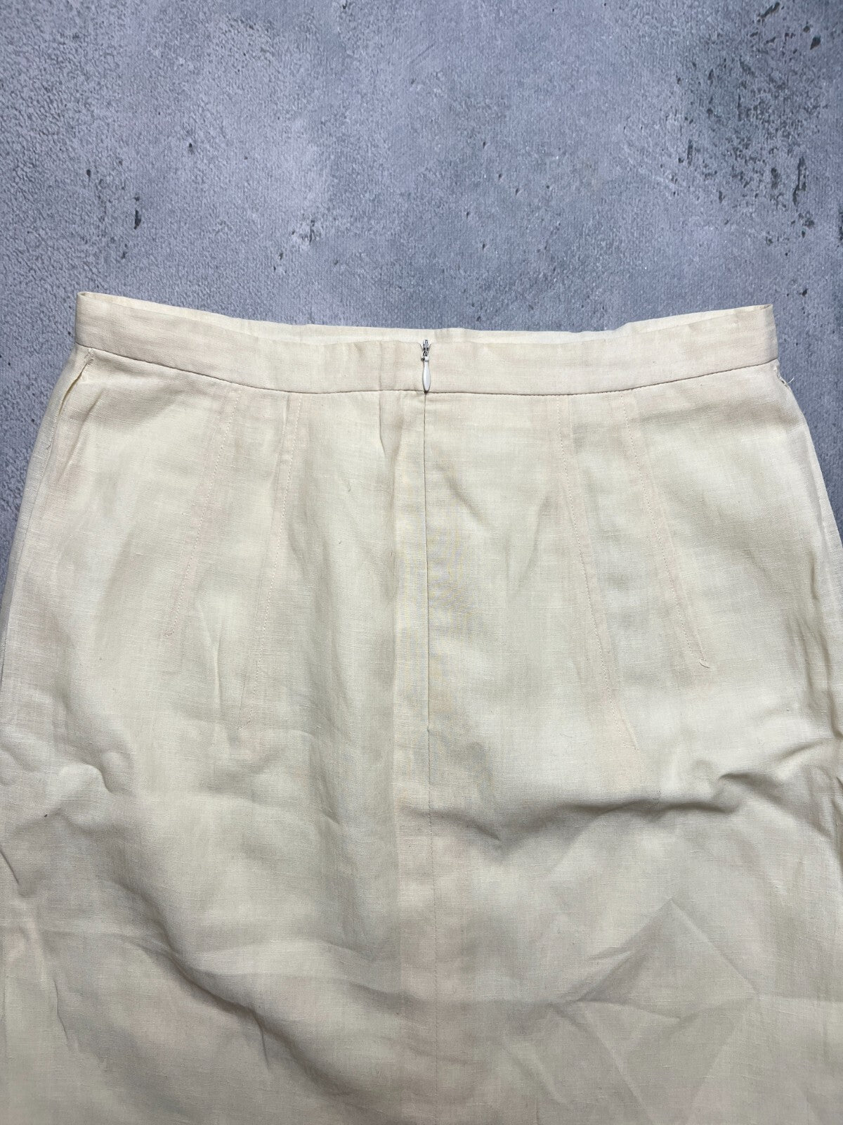 1990s' Jil Sander Rare Item Cream Beige Skirt Vintage Lux