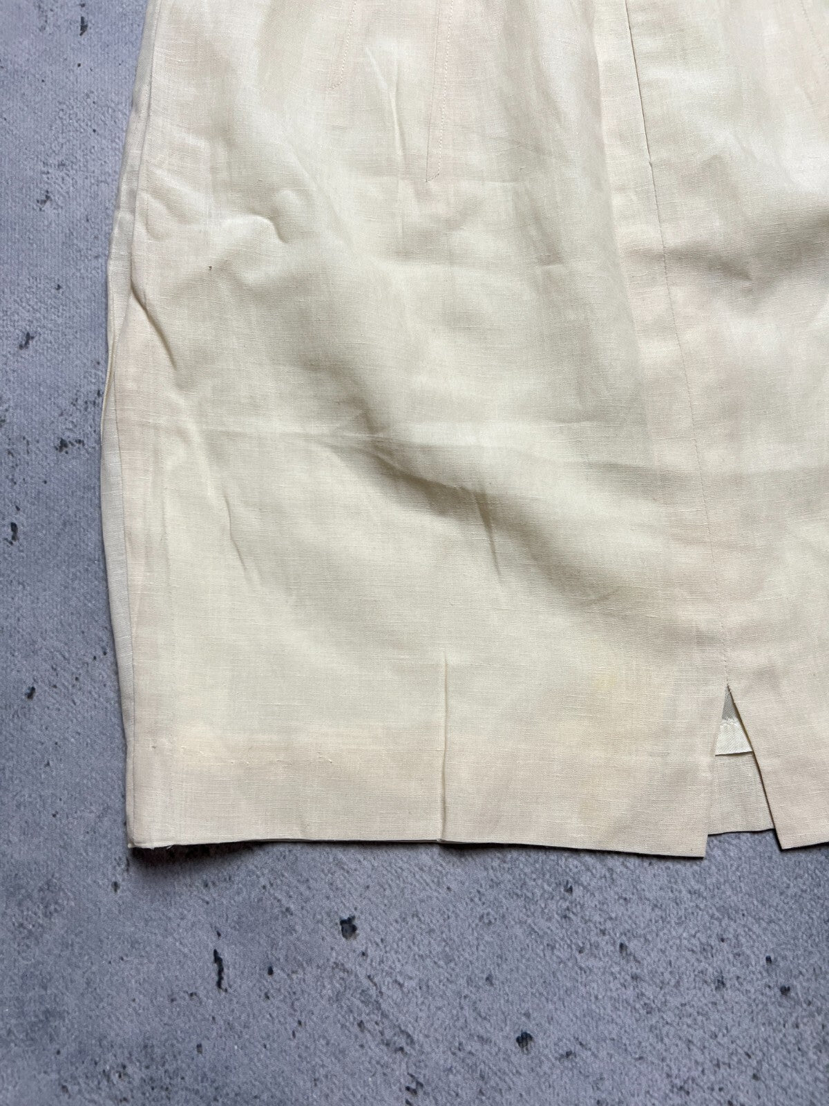 1990s' Jil Sander Rare Item Cream Beige Skirt Vintage Lux