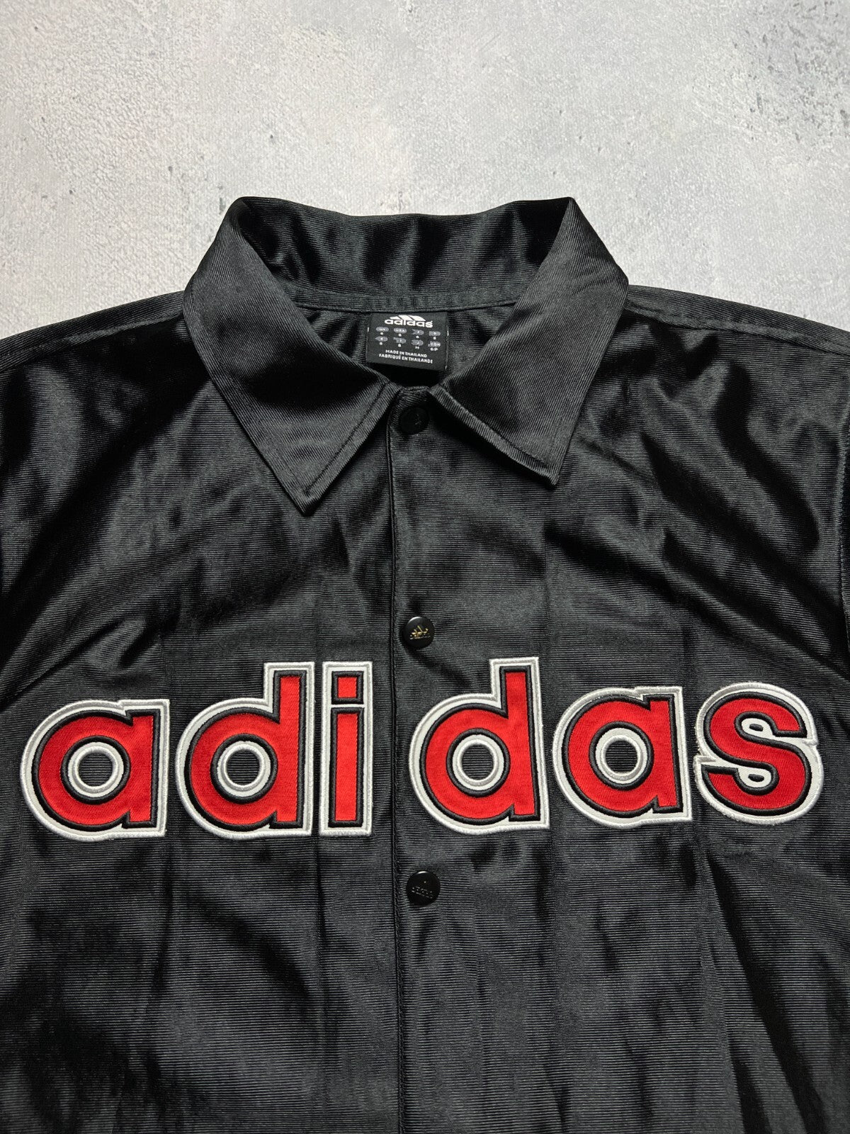 Adidas Vintage Botton Up Shirt Hype USA Jersey Tee 00s 90s