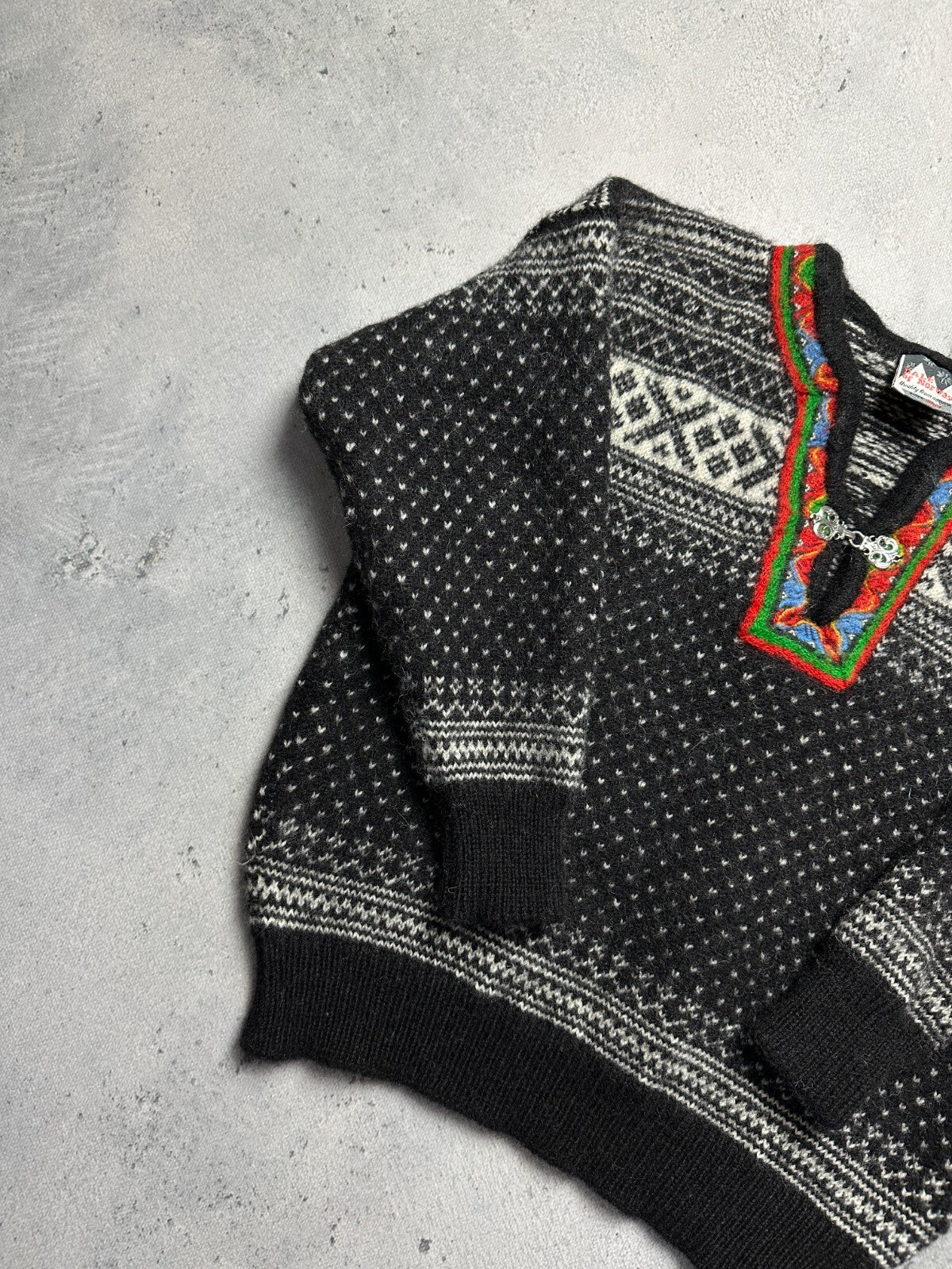 Norwegian wool Dale of Norway Pure Wool Cardigan Knit Vintag