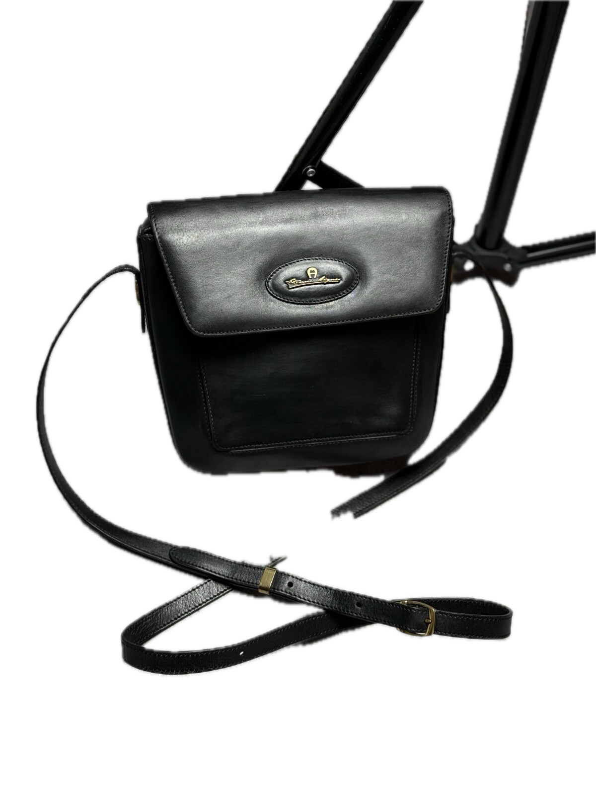 Vintage 90s Etienne Aigner Leather Crossbody Shoulders Bag