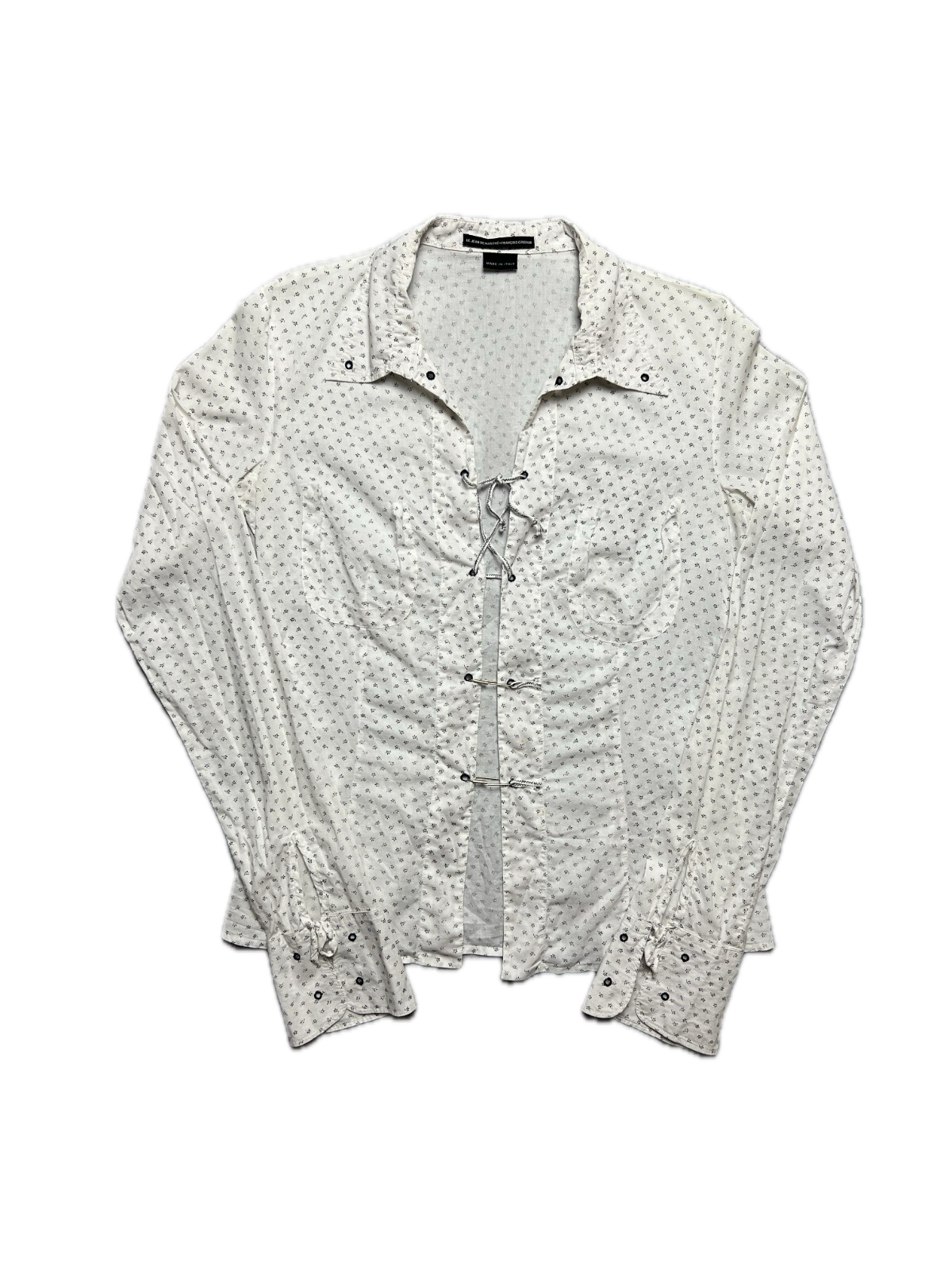 Marithe Francois Girbaud Vintage Shirt Avant Garde Italy y2k