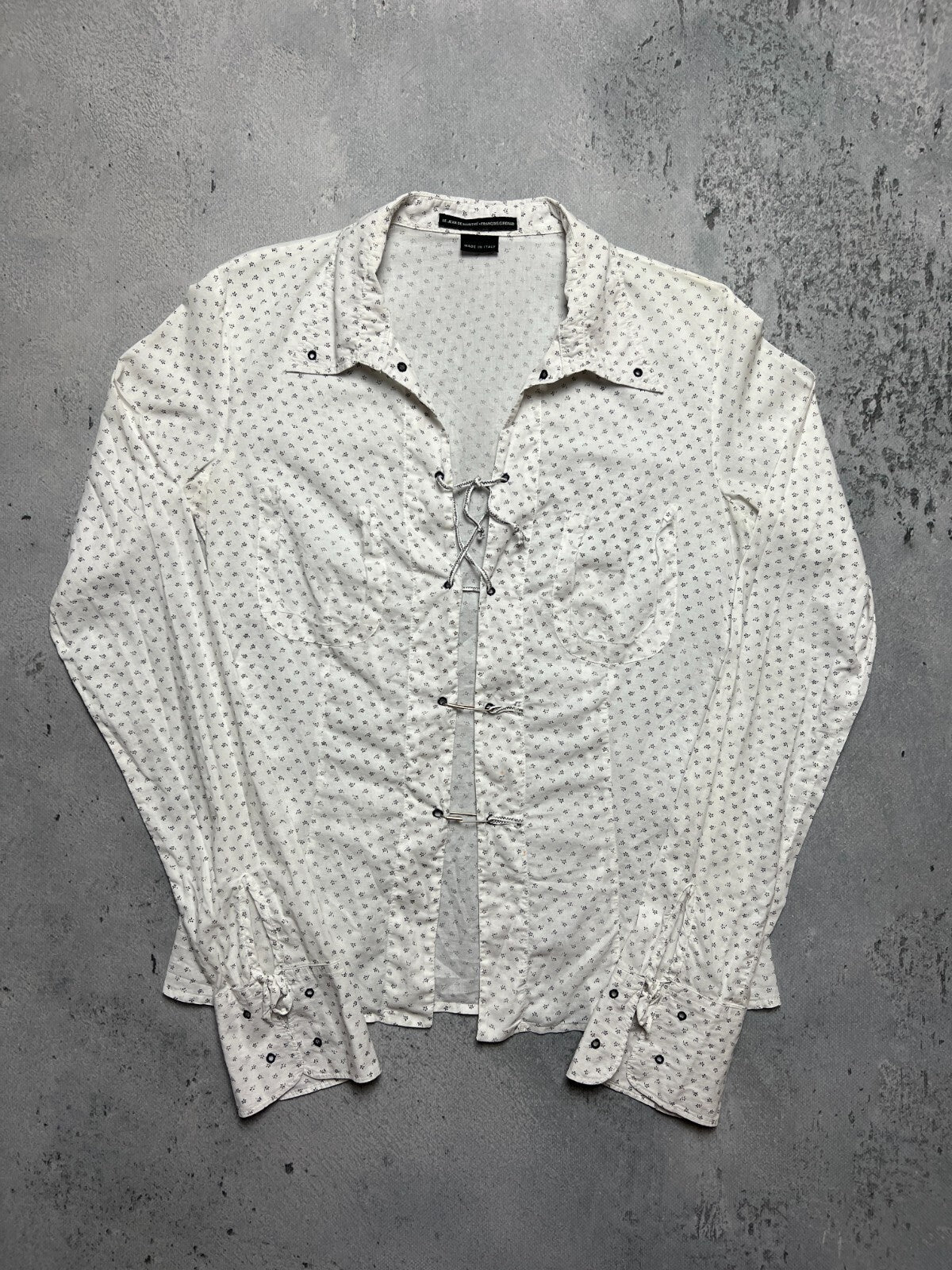 Marithe Francois Girbaud Vintage Shirt Avant Garde Italy y2k
