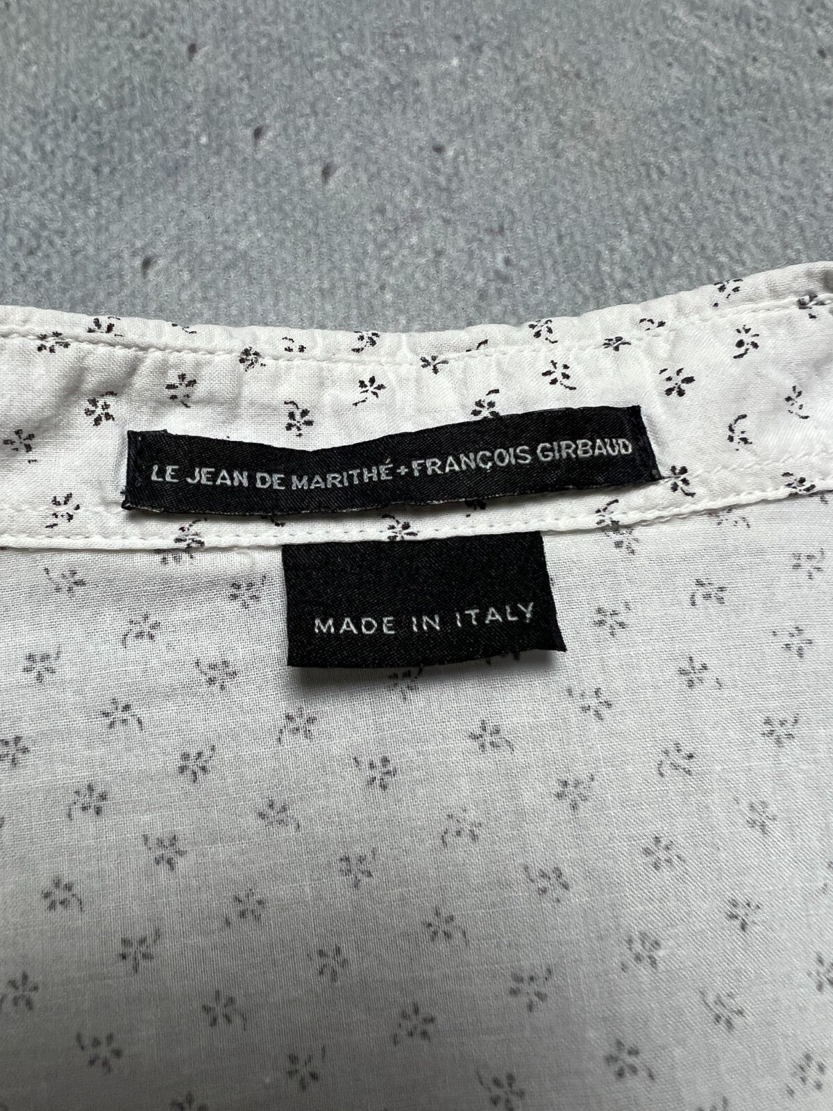 Marithe Francois Girbaud Vintage Shirt Avant Garde Italy y2k
