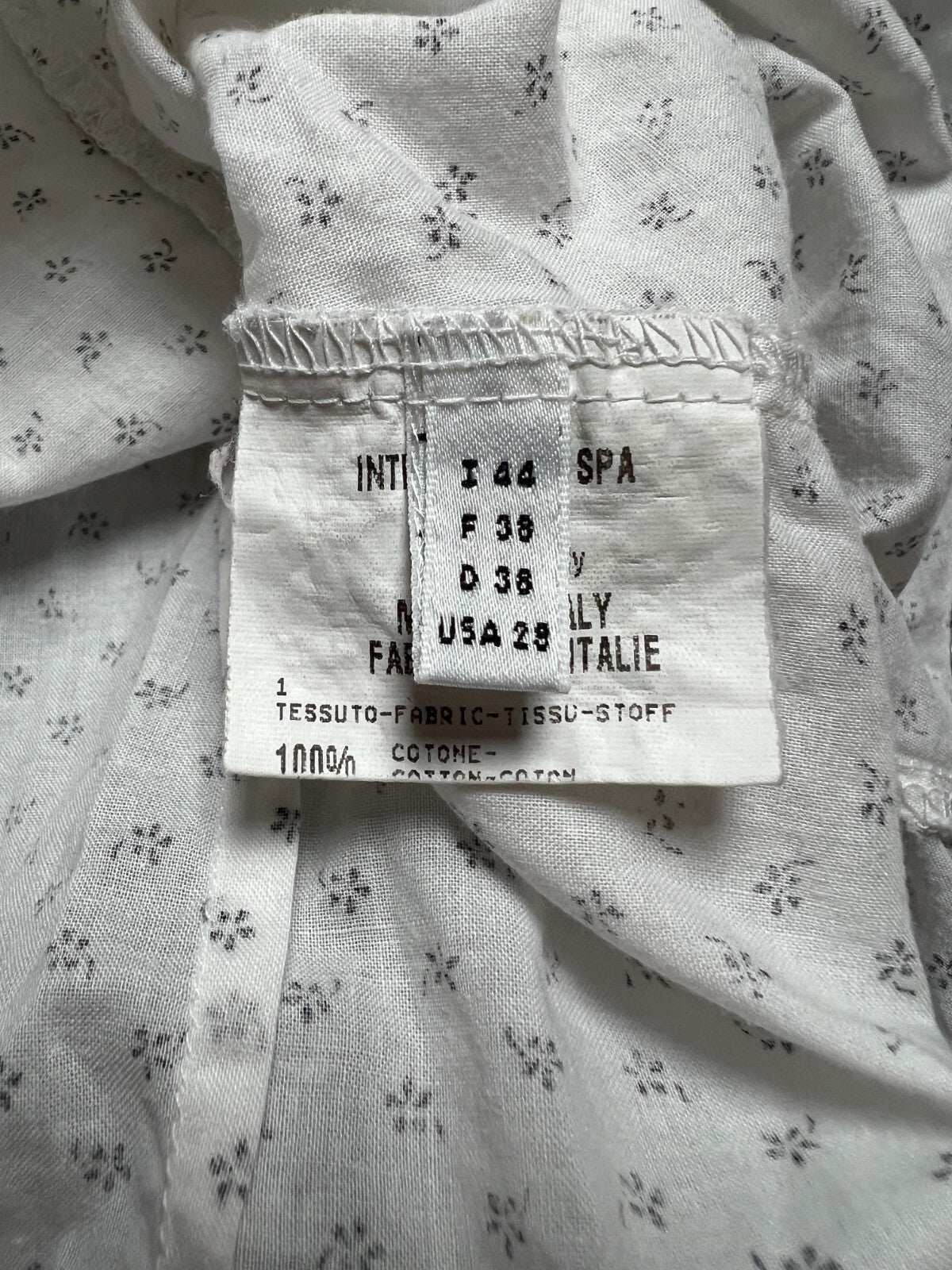Marithe Francois Girbaud Vintage Shirt Avant Garde Italy y2k