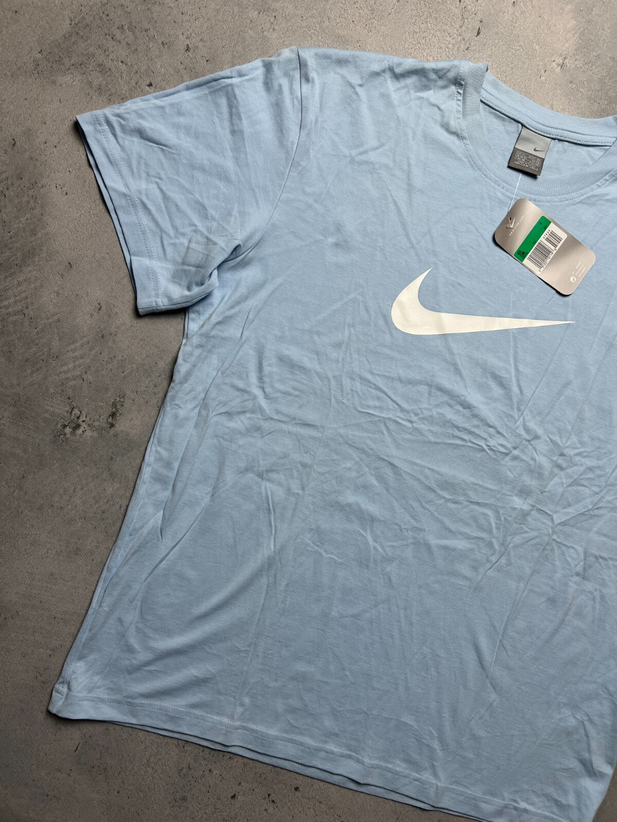 Nike tee Vintage 90s Nike Central Logo Swoosh T-shirt y2k