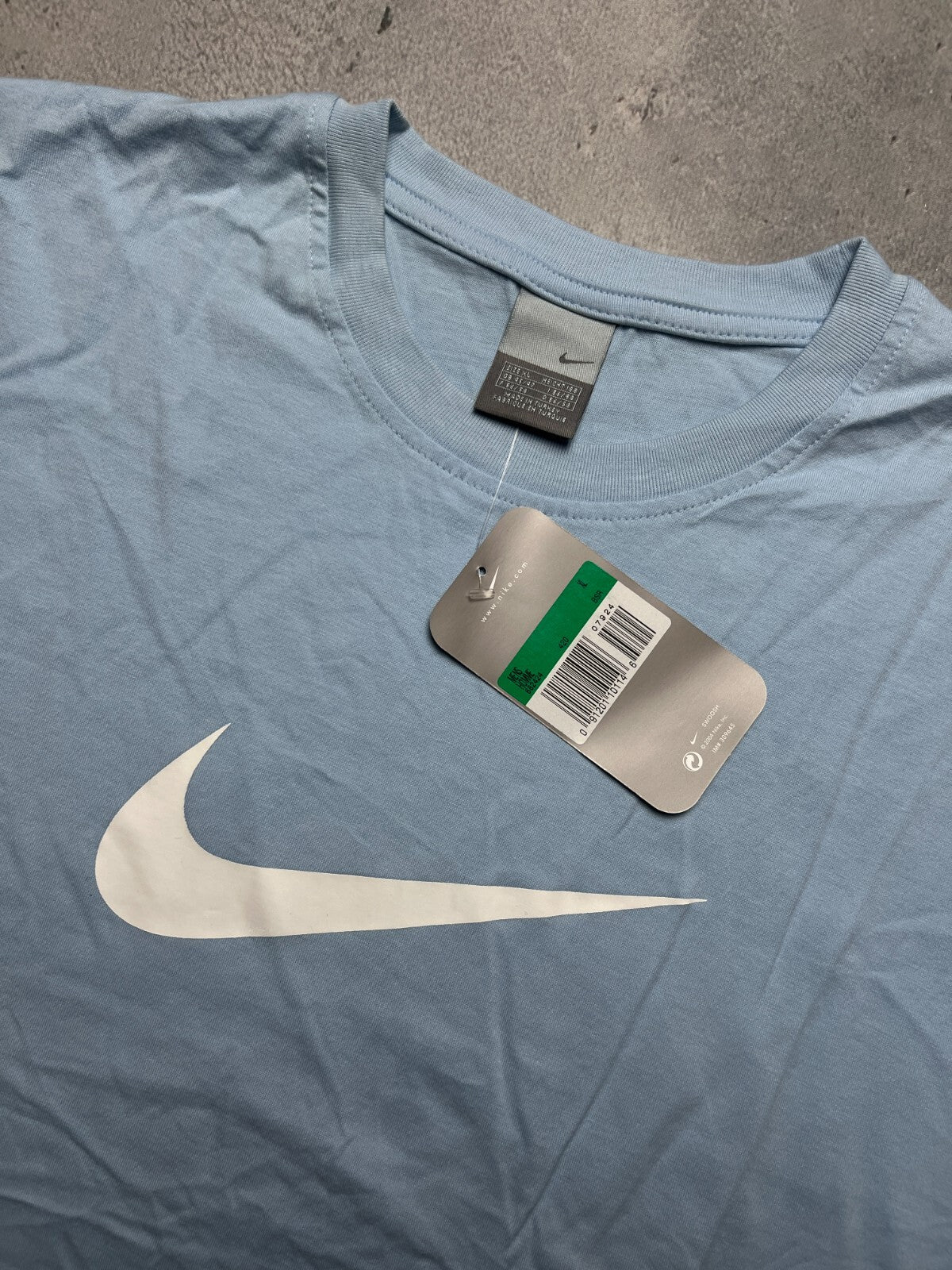 Nike tee Vintage 90s Nike Central Logo Swoosh T-shirt y2k