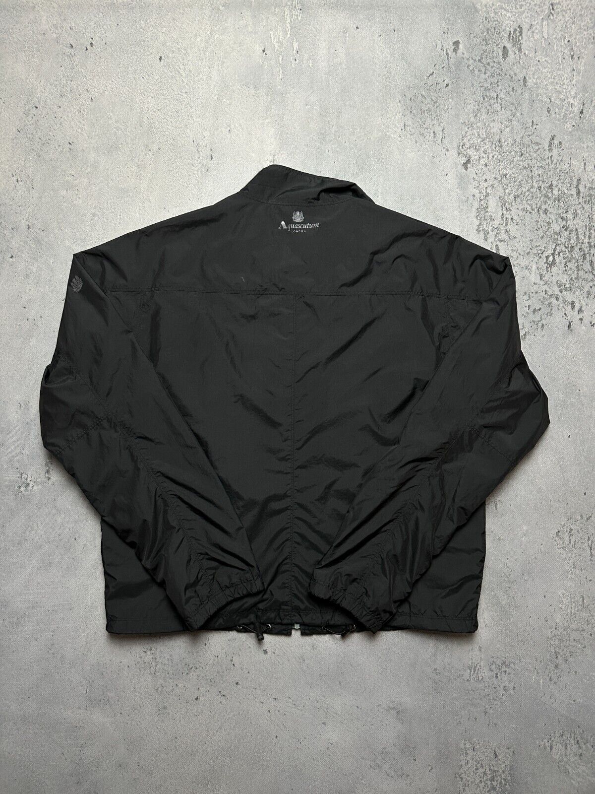 Aquascutum Vintage Nylon Black y2k Jacket Hype Casual 00s