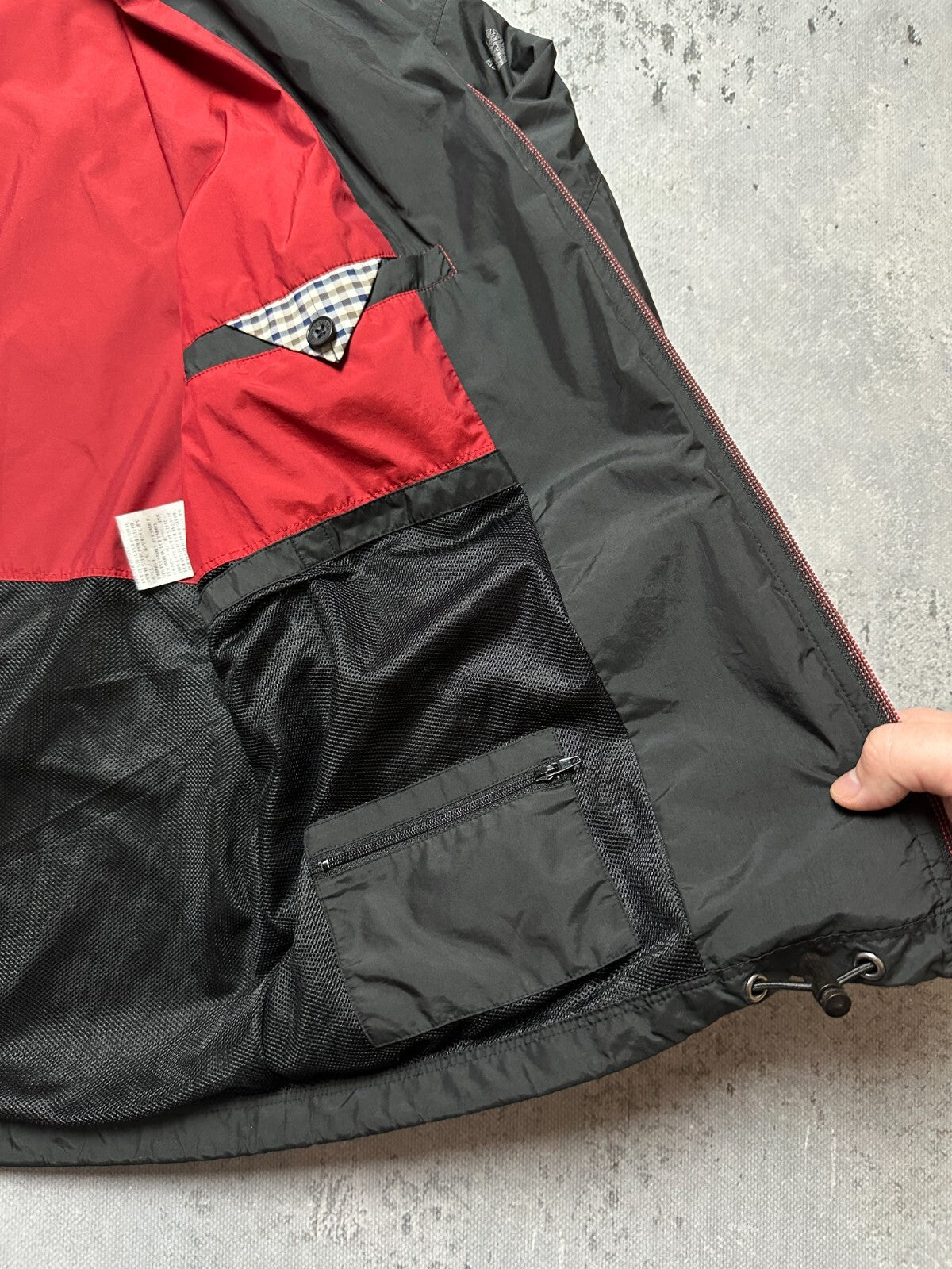 Aquascutum Vintage Nylon Black y2k Jacket Hype Casual 00s