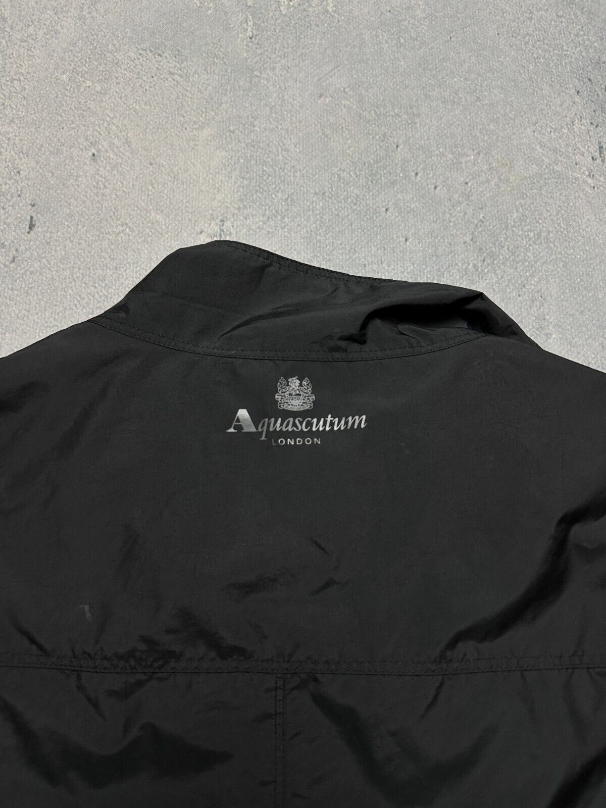 Aquascutum Vintage Nylon Black y2k Jacket Hype Casual 00s