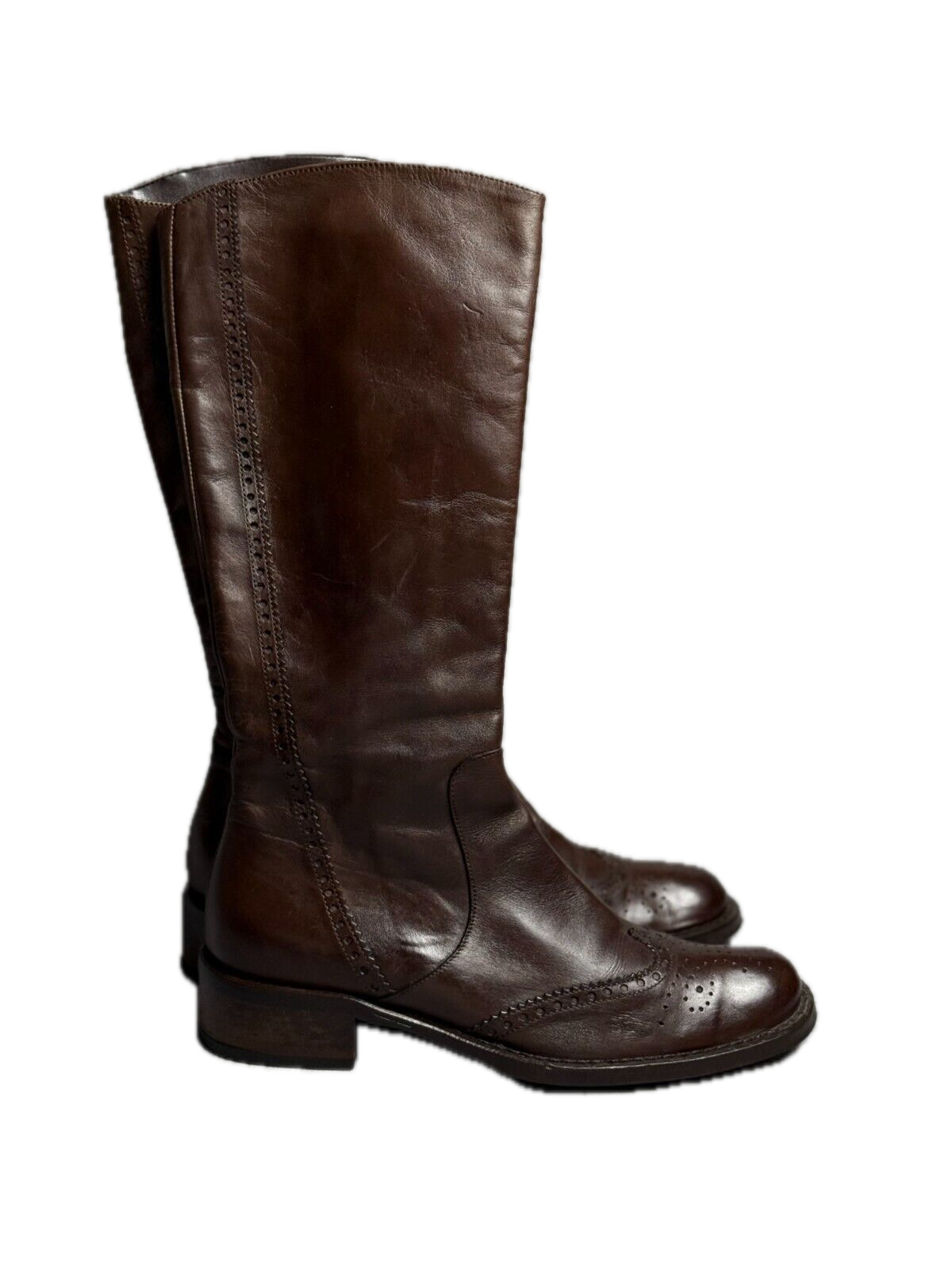 Ripa VTG Heels Leather Boots Rare Italian Item Avant-Garde