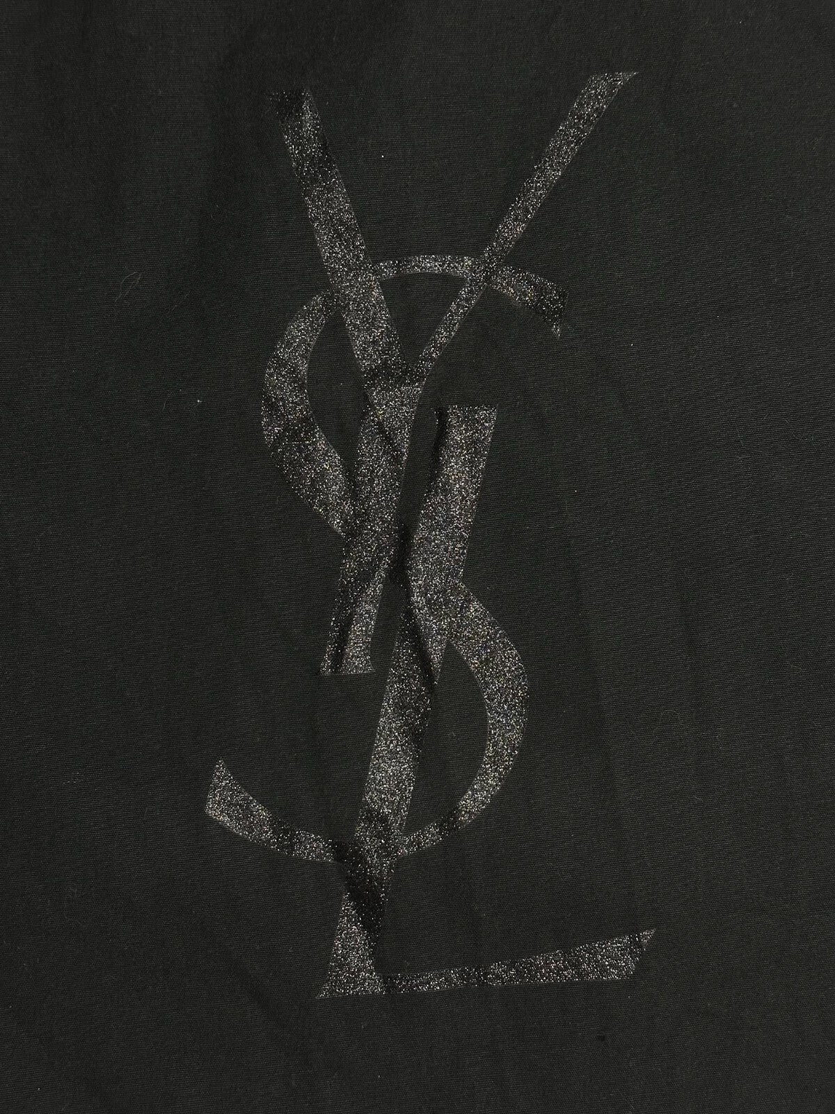 Yves Saint Laurent Beauty Shopper Bag Black y2k Italy YSL
