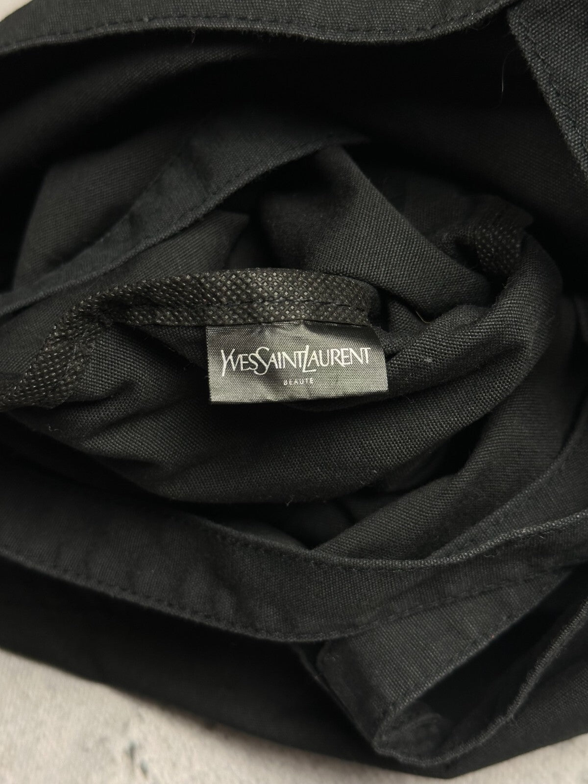 Yves Saint Laurent Beauty Shopper Bag Black y2k Italy YSL