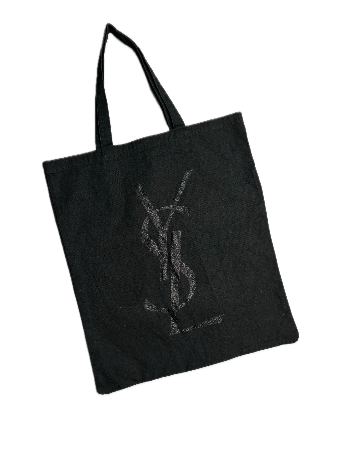 Yves Saint Laurent Beauty Shopper Bag Black y2k Italy YSL
