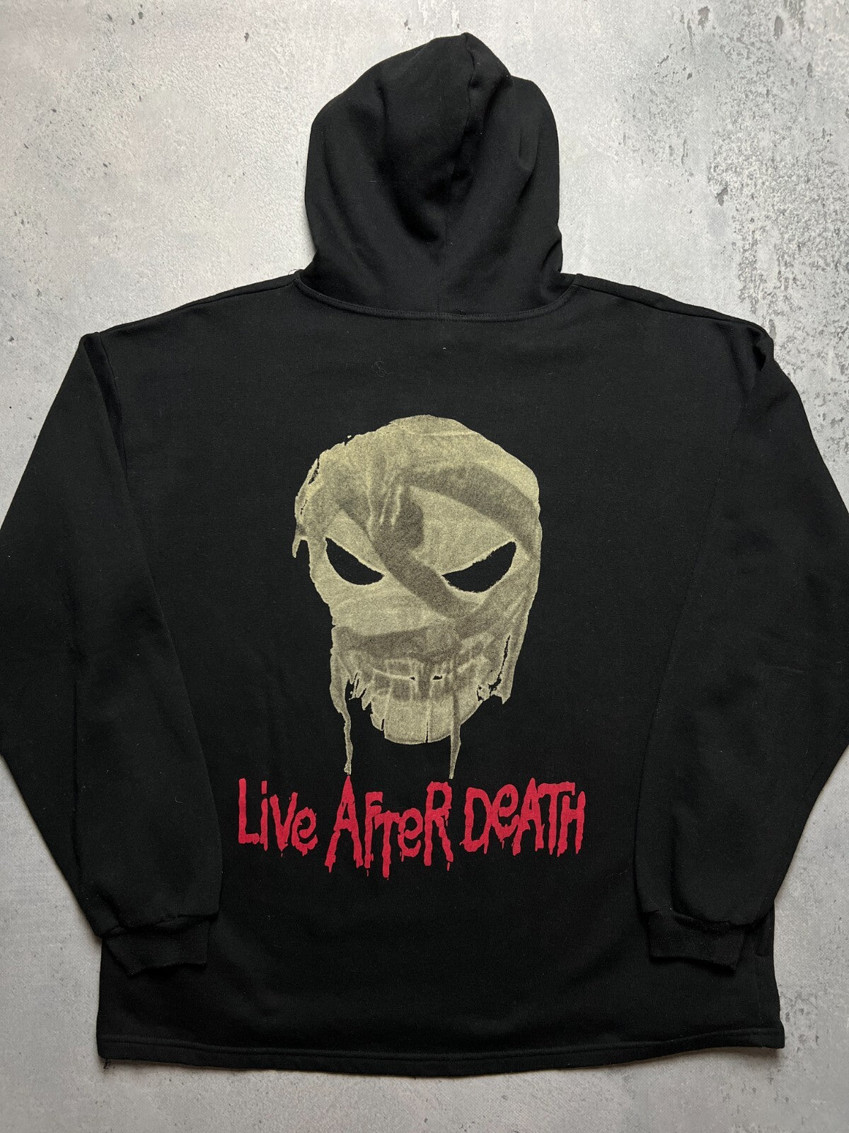 1990s Iron Maiden Hoodie « Live After Death » Rock 90s 80s
