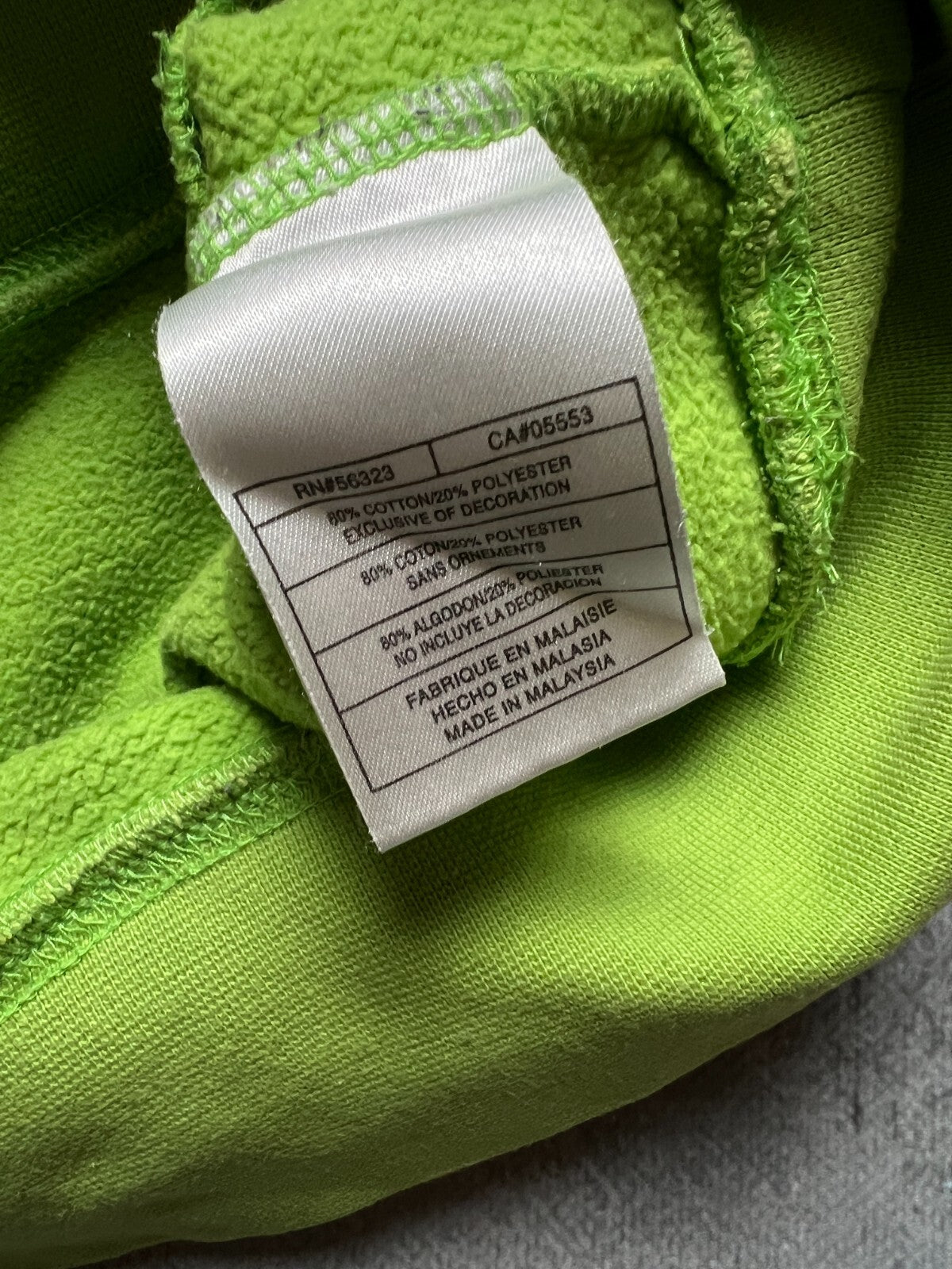 Nike Vintage Celebration Of Air Neon Green Pullover Hoodie