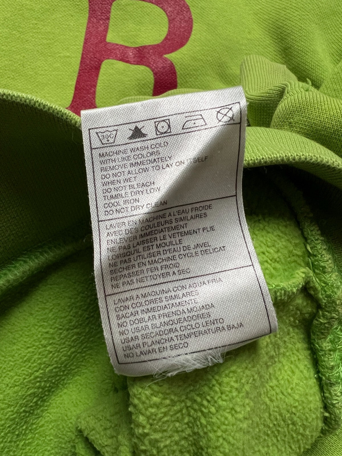 Nike Vintage Celebration Of Air Neon Green Pullover Hoodie