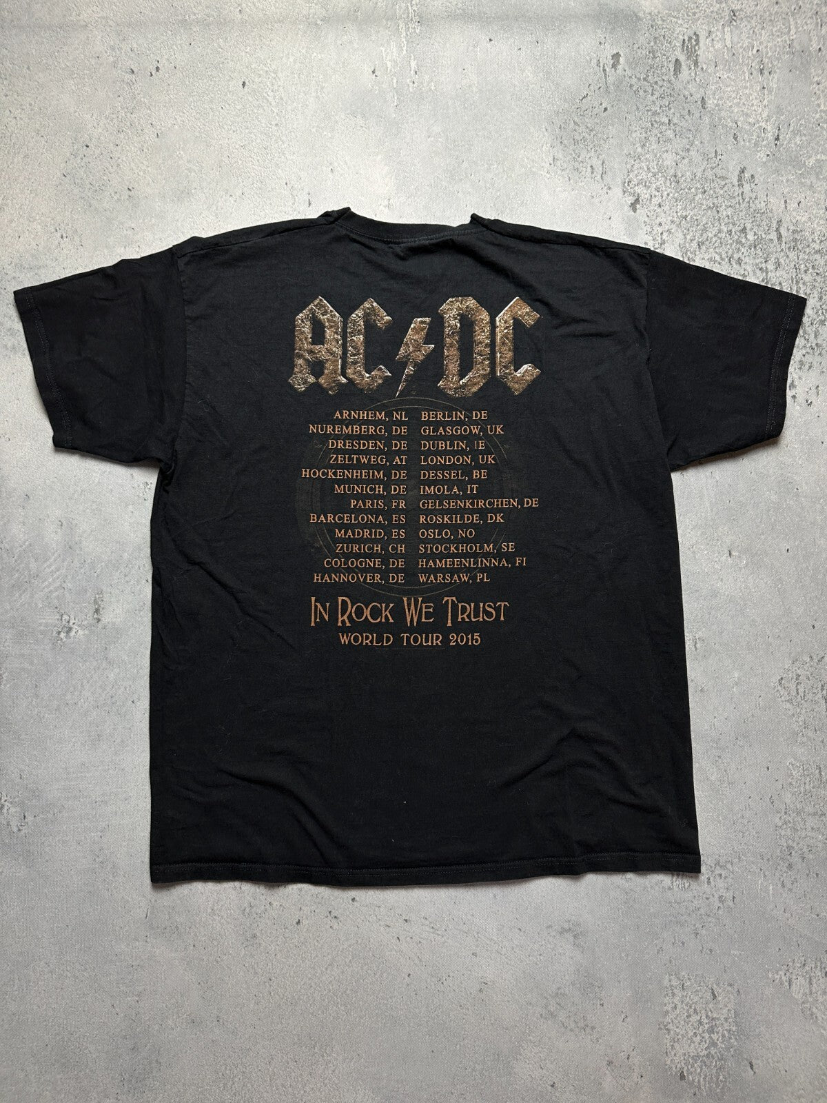 AC/DC Band Rock Or Bust In Rock We Trust World Tour 2015 y2k