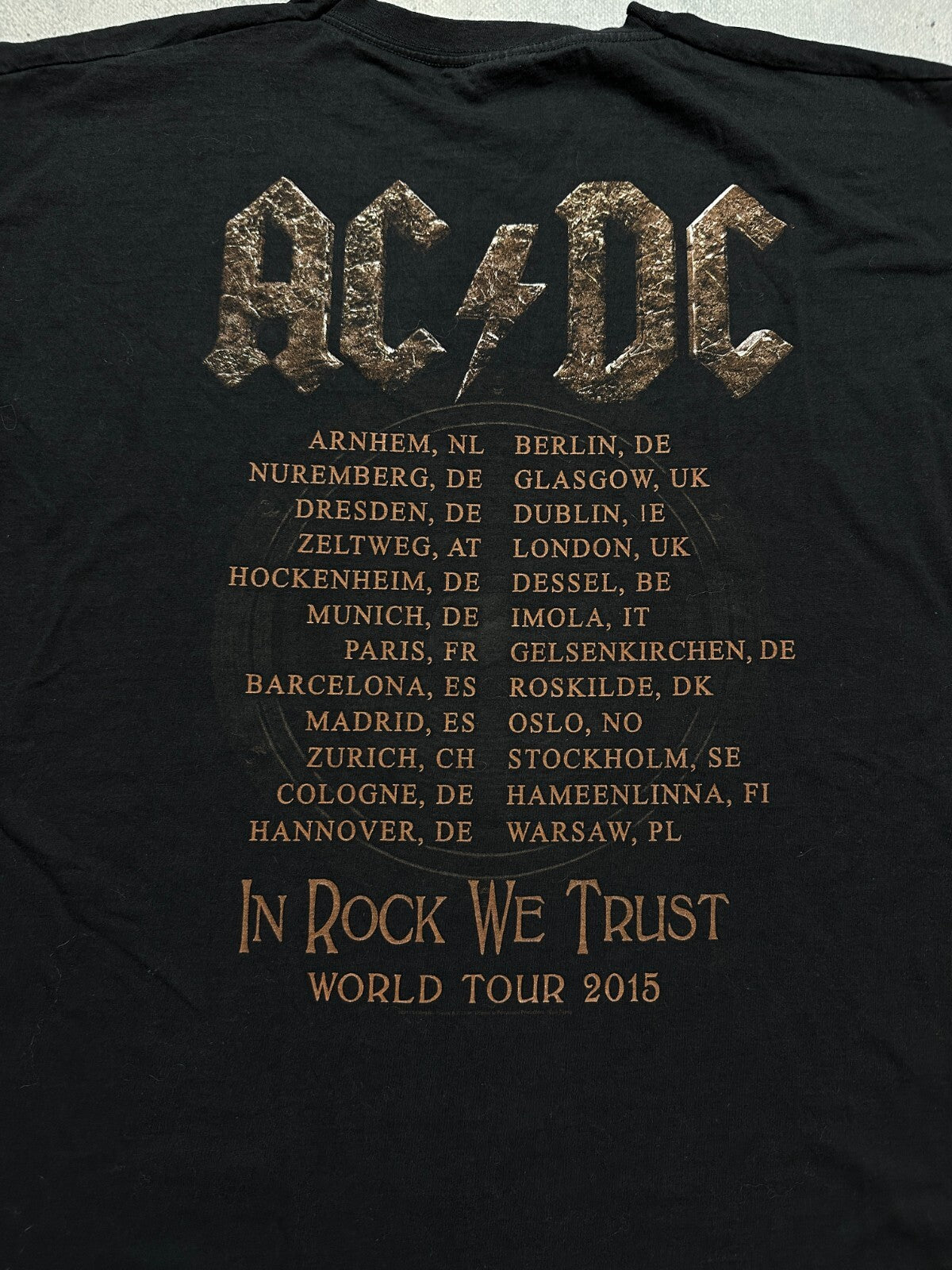 AC/DC Band Rock Or Bust In Rock We Trust World Tour 2015 y2k