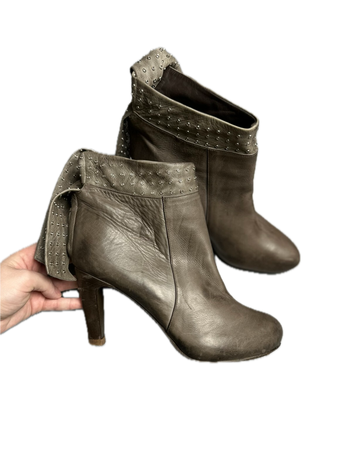 Luis Onofre Heels Leather Boots Rare Italian Item AvantGarde