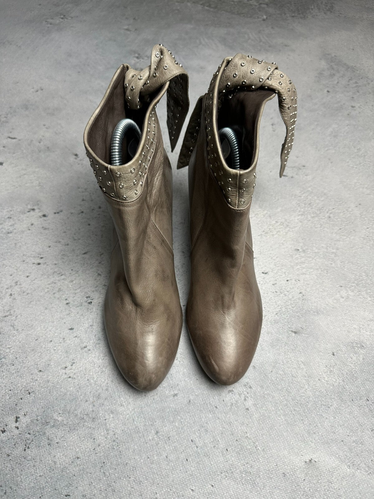 Luis Onofre Heels Leather Boots Rare Italian Item AvantGarde