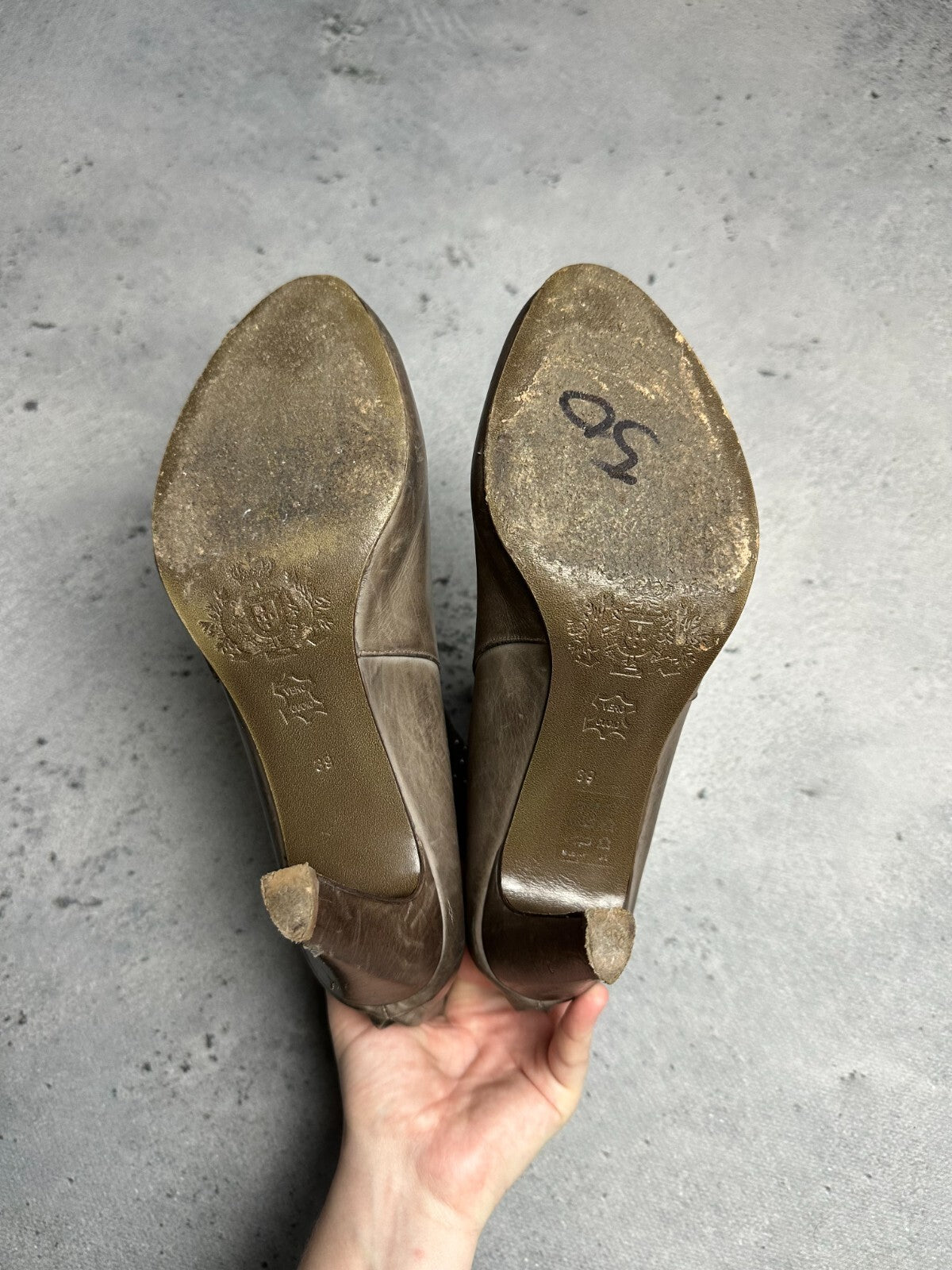 Luis Onofre Heels Leather Boots Rare Italian Item AvantGarde