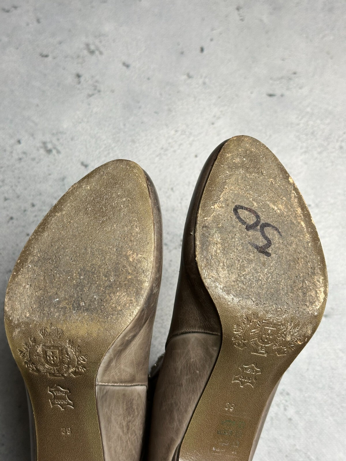 Luis Onofre Heels Leather Boots Rare Italian Item AvantGarde