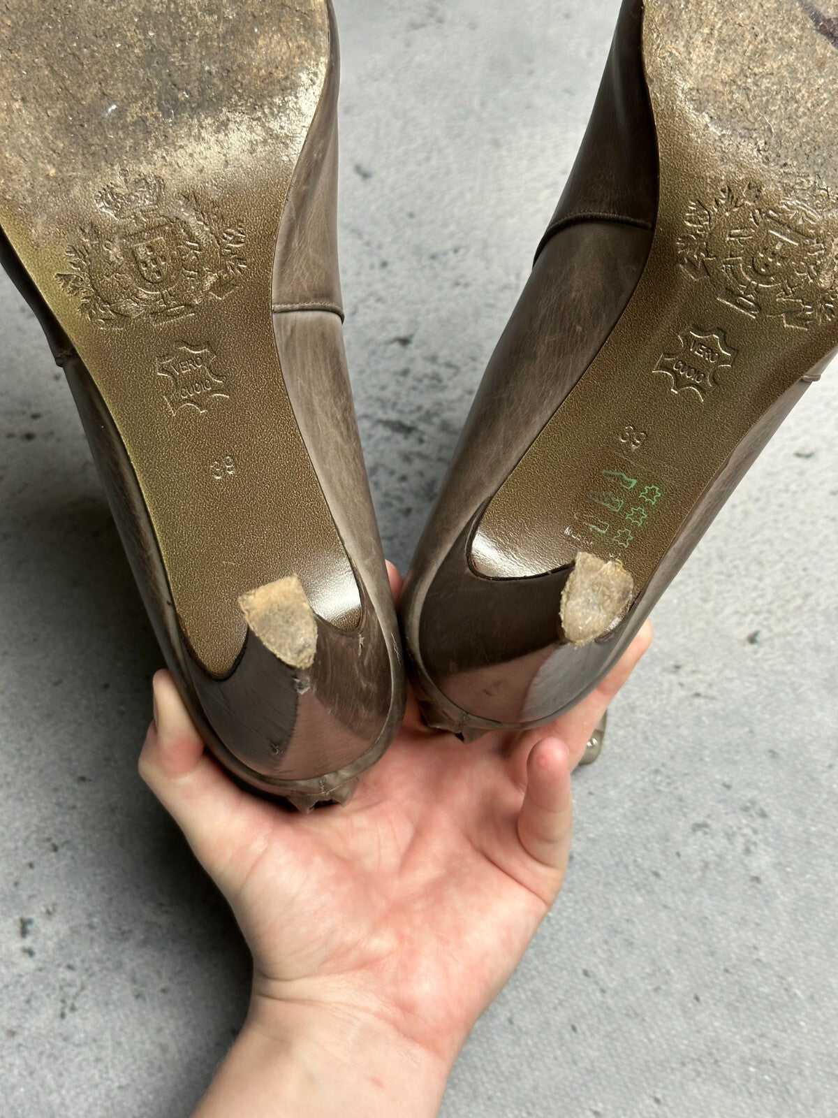 Luis Onofre Heels Leather Boots Rare Italian Item AvantGarde