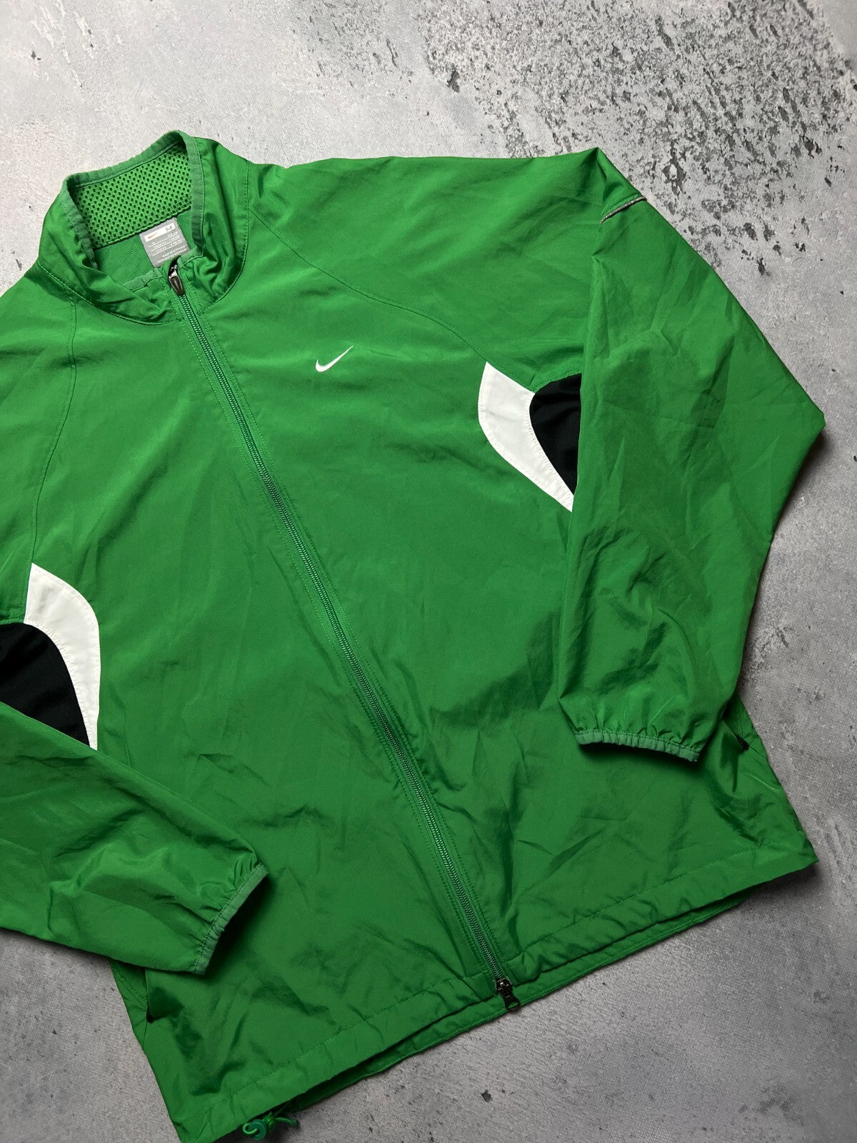 Nike Vintage Zipper Jacket swoosh logo y2k 90s Zip-Up rare