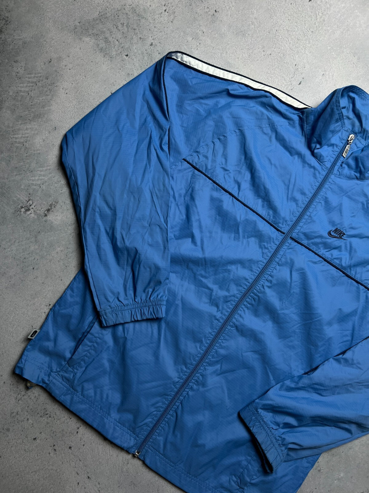 Nike Vintage Zipper Jacket swoosh logo y2k 90s Zip-Up rare