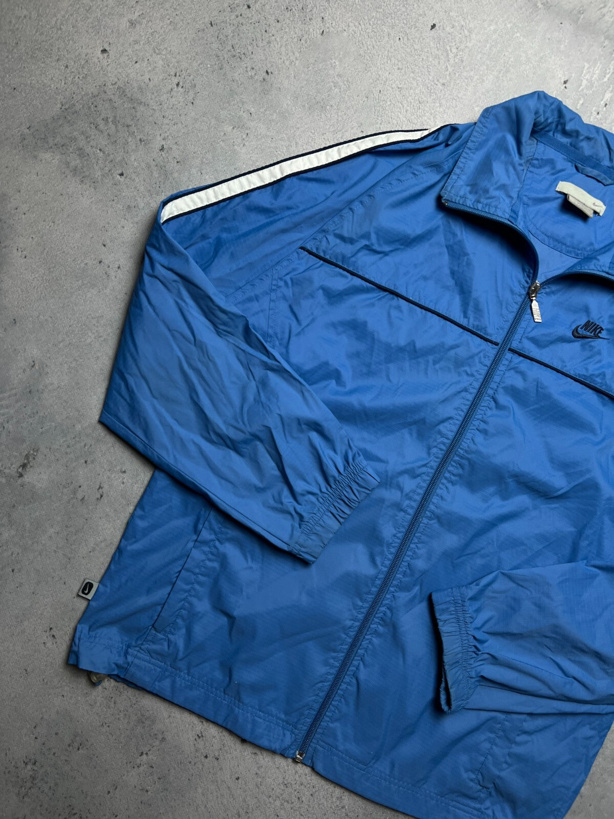 Nike Vintage Zipper Jacket swoosh logo y2k 90s Zip-Up rare