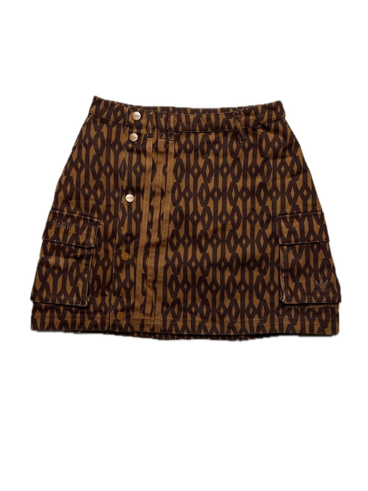 Ivy Park x Adidas Monogram Skirt Wild Brown y2k Rare Item