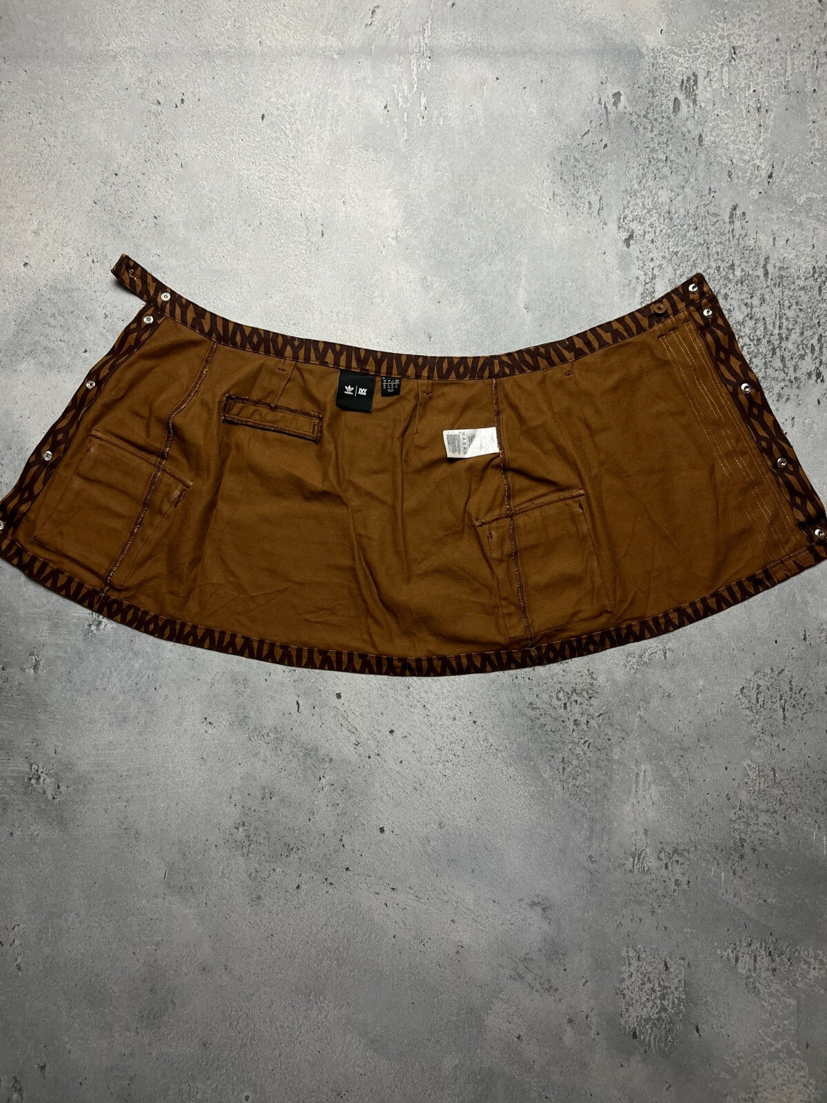 Ivy Park x Adidas Monogram Skirt Wild Brown y2k Rare Item