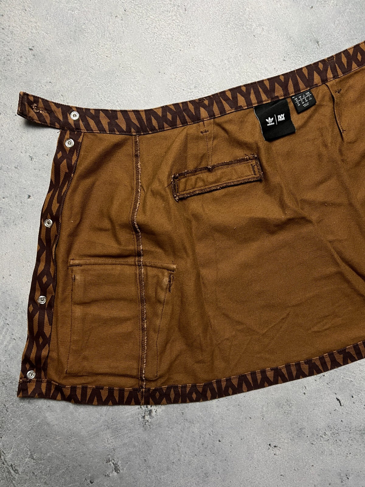 Ivy Park x Adidas Monogram Skirt Wild Brown y2k Rare Item