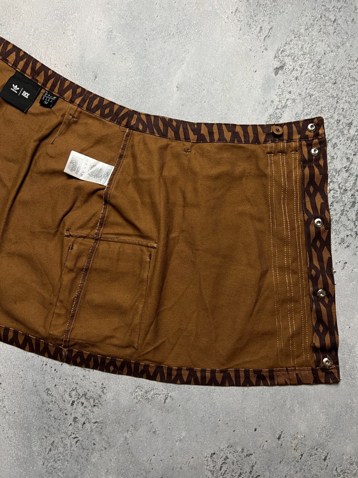 Ivy Park x Adidas Monogram Skirt Wild Brown y2k Rare Item